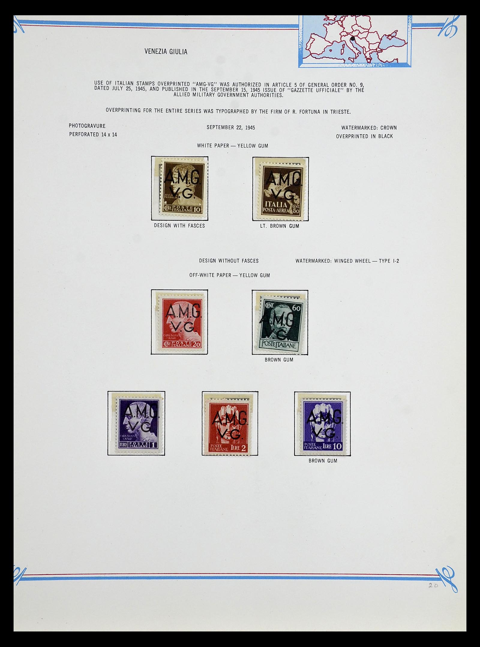 35109 002 - Stamp Collection 35109 AMG 1943-1952.