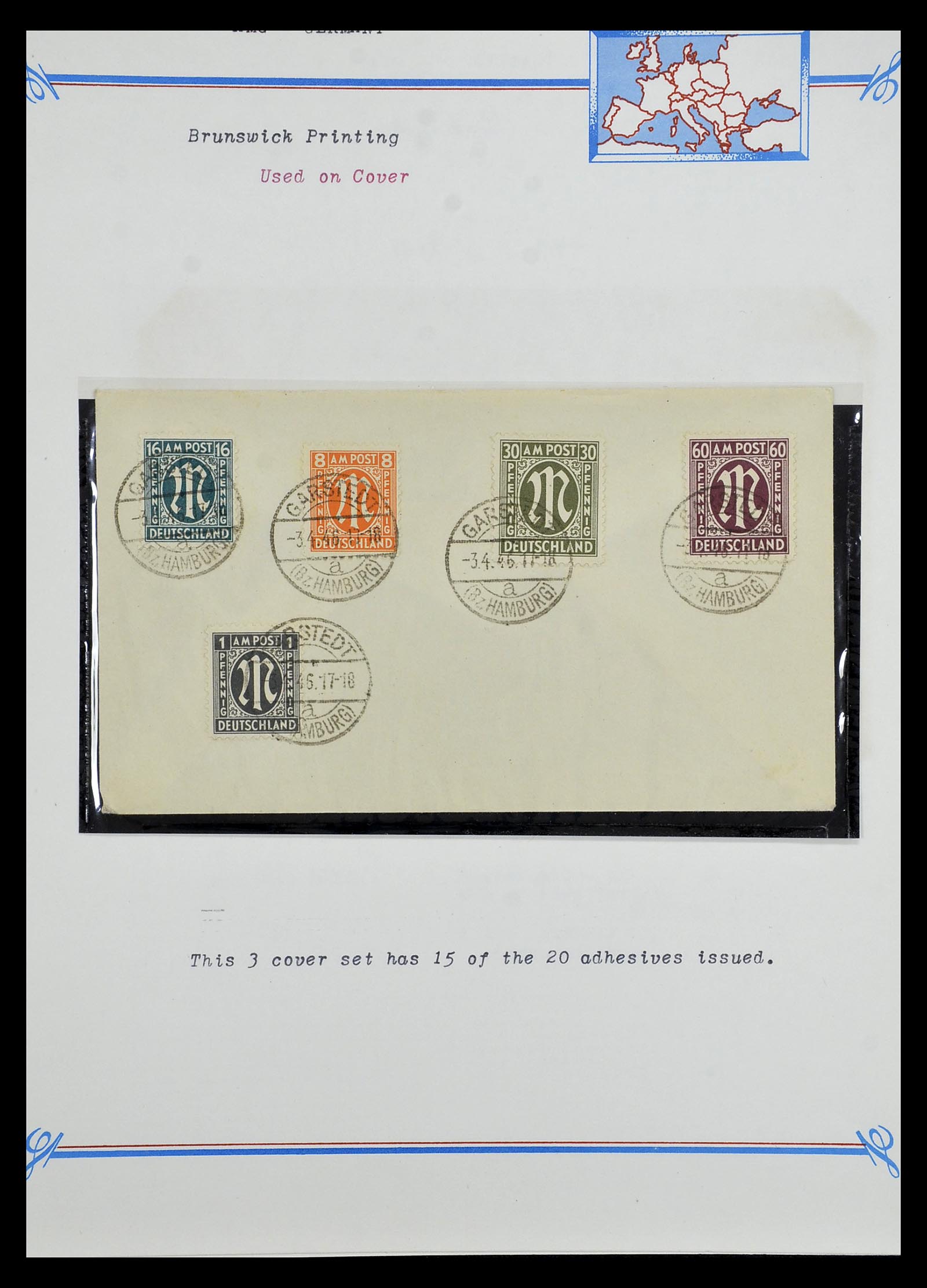 35109 016 - Stamp Collection 35109 AMG 1943-1952.