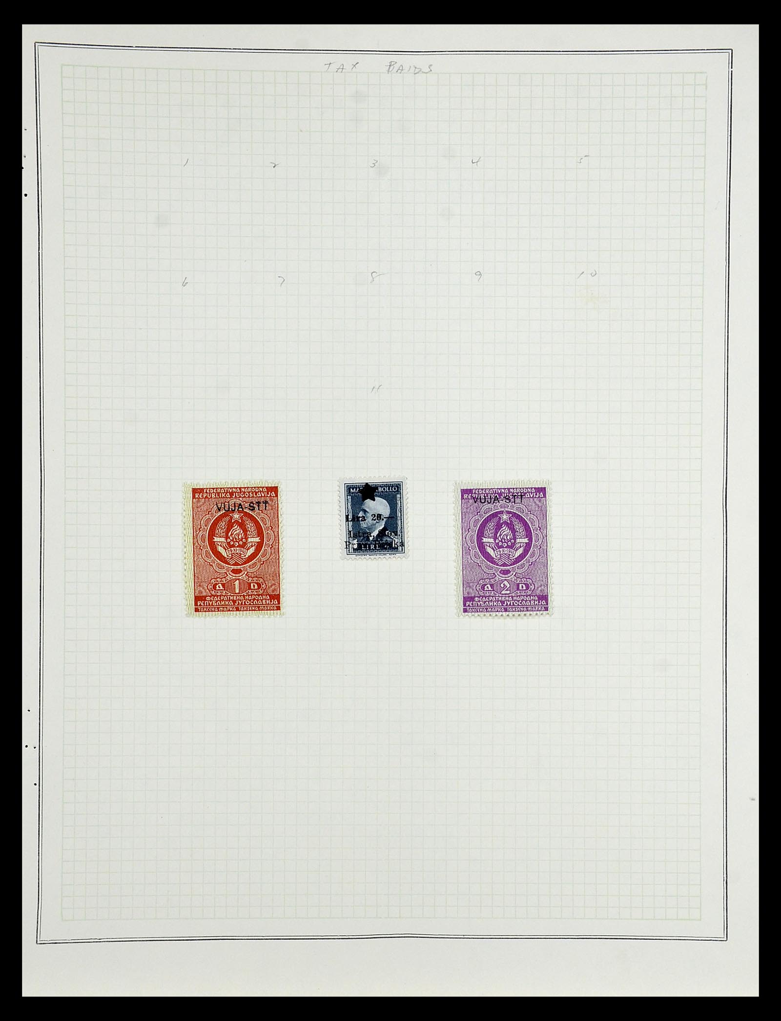 35109 041 - Postzegelverzameling 35109 AMG 1943-1952.