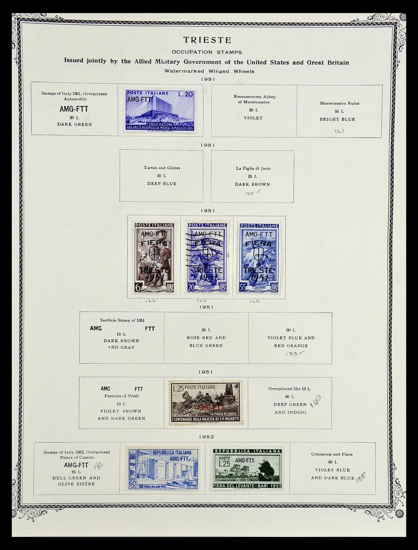 35109 079 - Stamp Collection 35109 AMG 1943-1952.