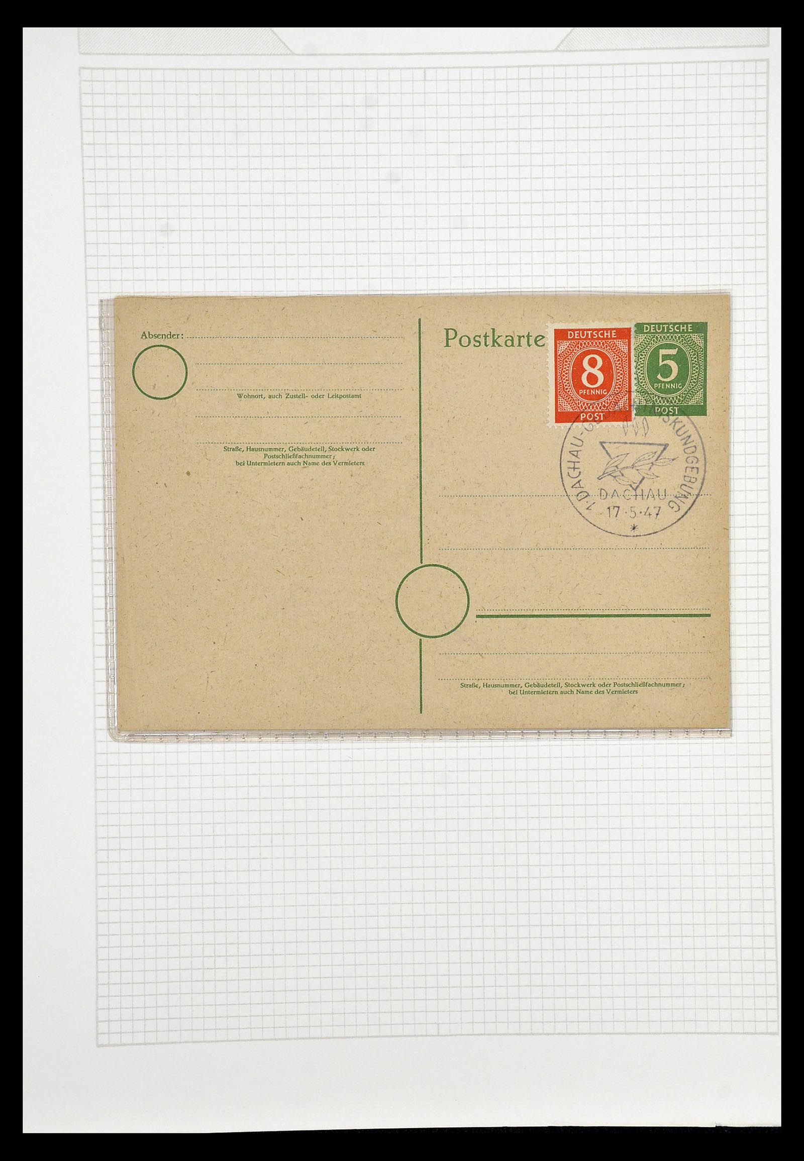 35109 135 - Postzegelverzameling 35109 AMG 1943-1952.