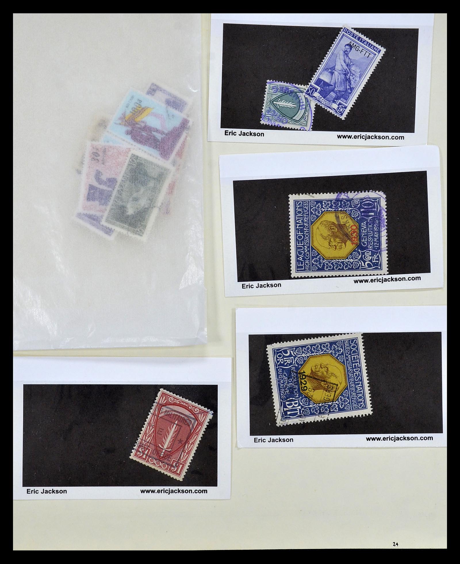 35109 159 - Postzegelverzameling 35109 AMG 1943-1952.
