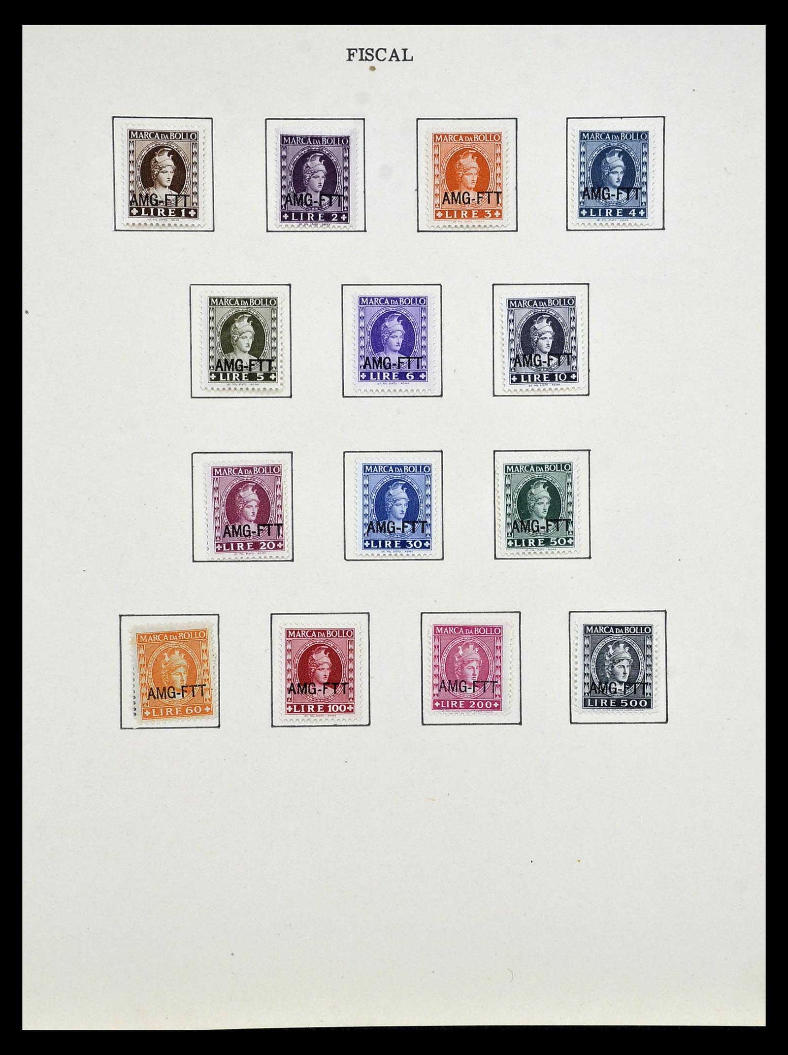 35109 165 - Postzegelverzameling 35109 AMG 1943-1952.