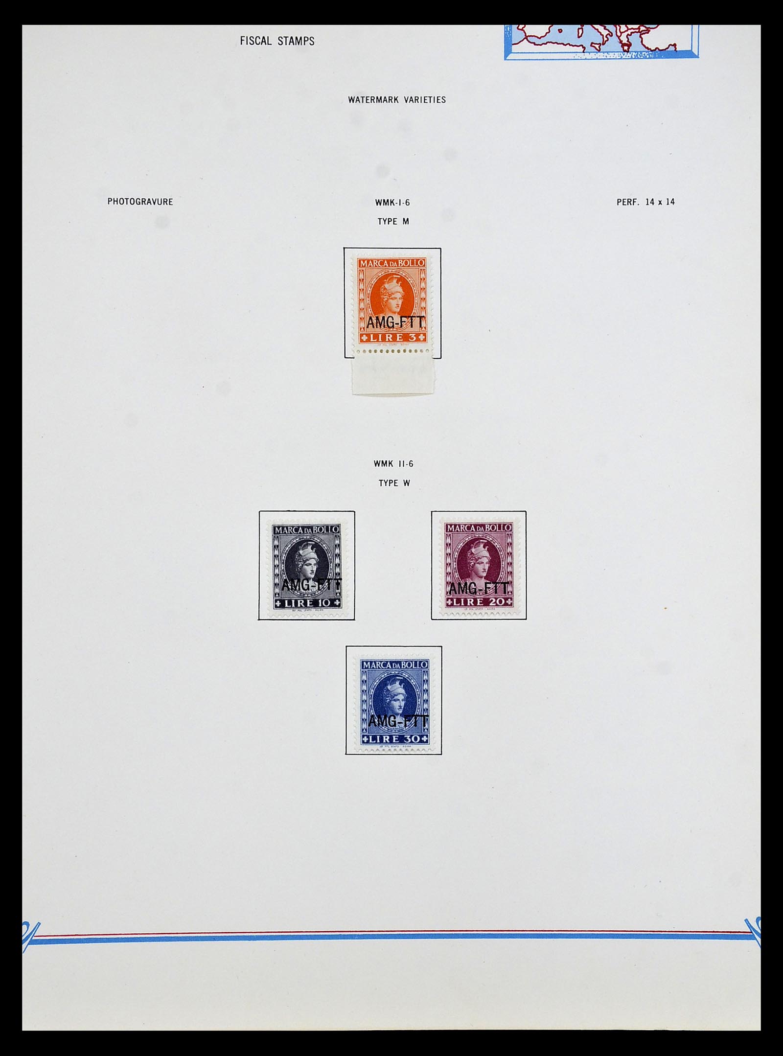 35109 171 - Postzegelverzameling 35109 AMG 1943-1952.