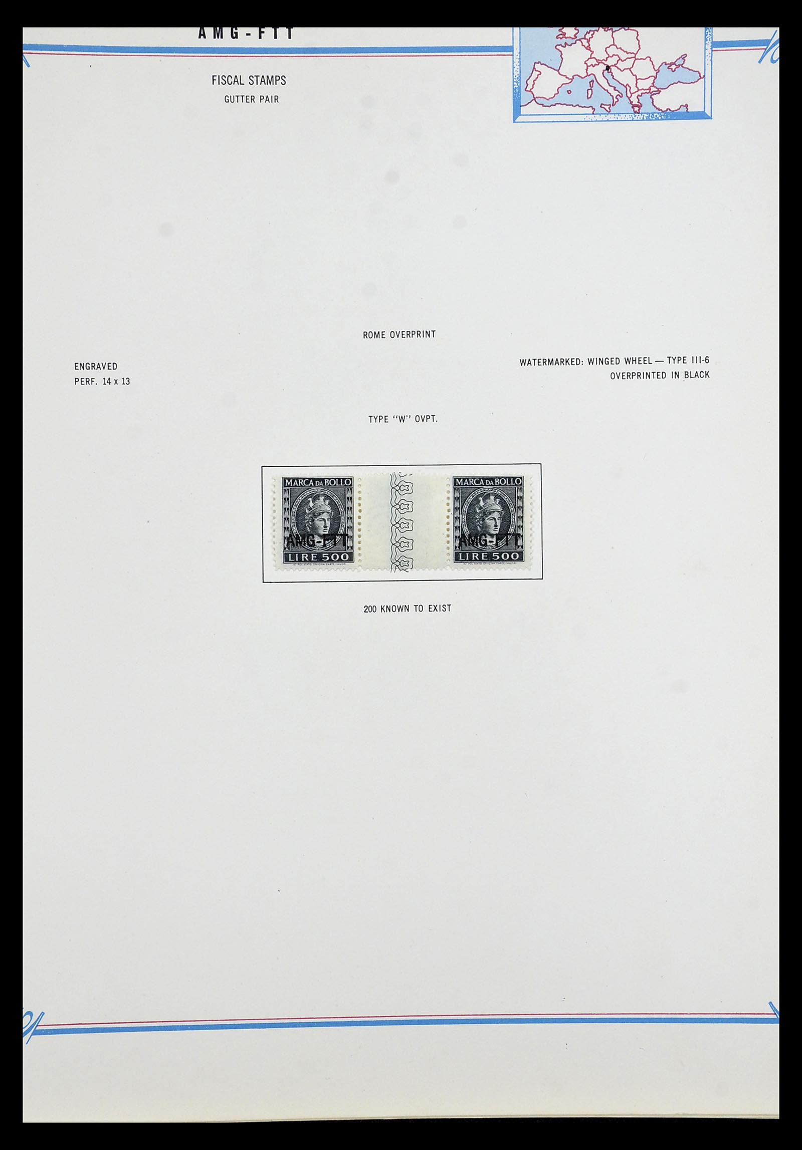 35109 178 - Postzegelverzameling 35109 AMG 1943-1952.