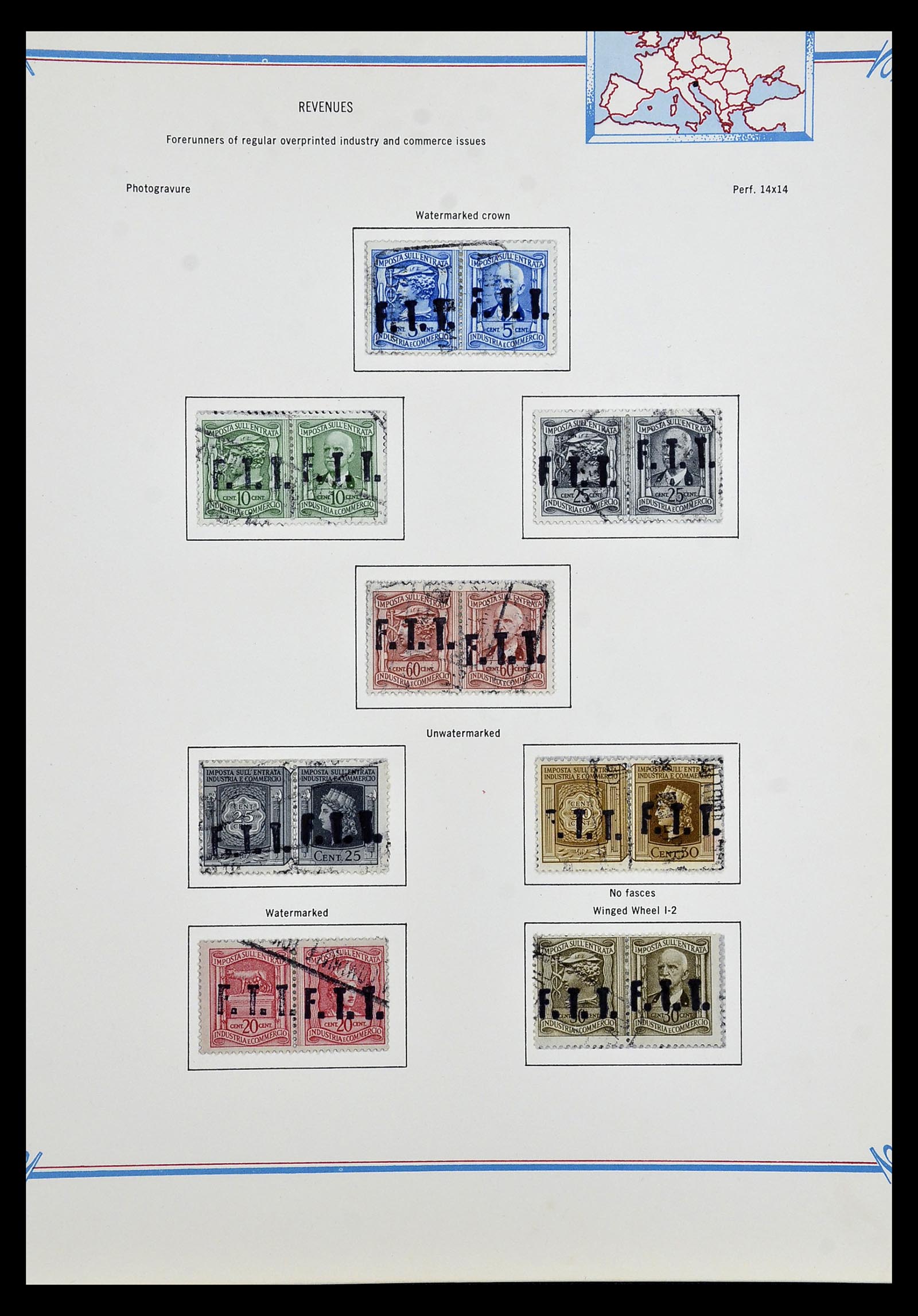 35109 182 - Postzegelverzameling 35109 AMG 1943-1952.