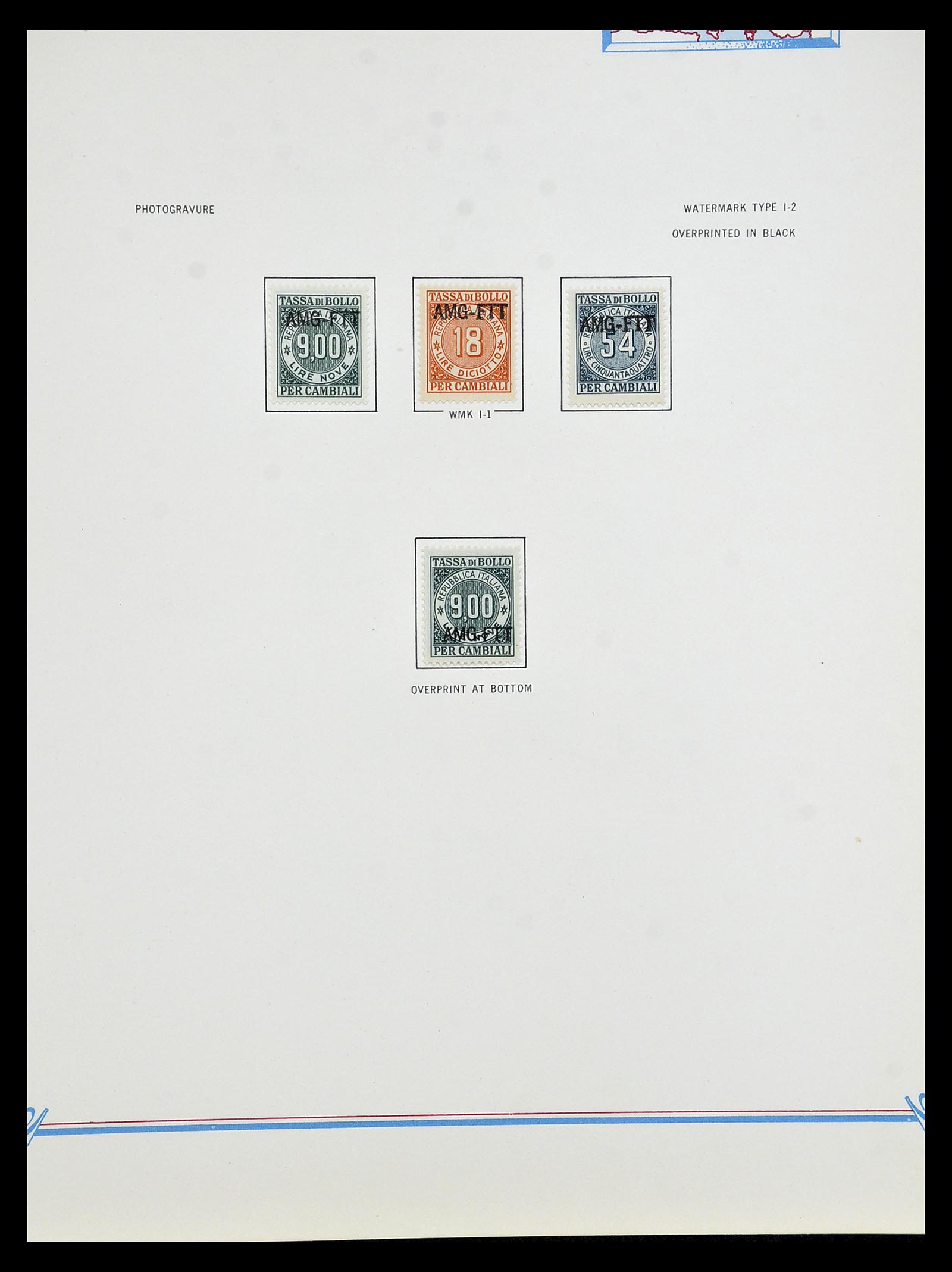 35109 196 - Postzegelverzameling 35109 AMG 1943-1952.