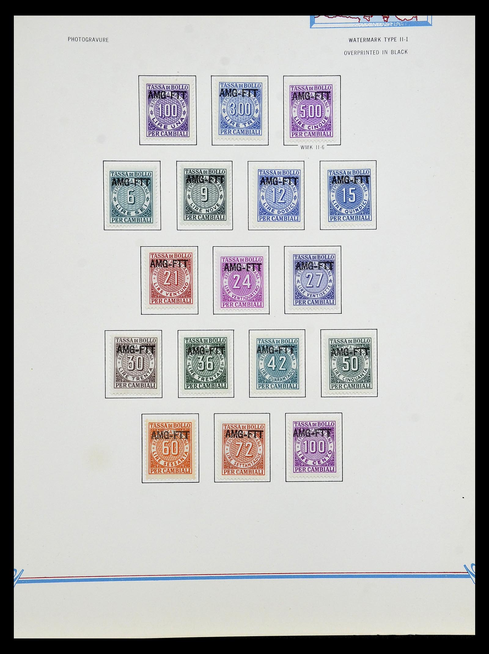 35109 197 - Postzegelverzameling 35109 AMG 1943-1952.