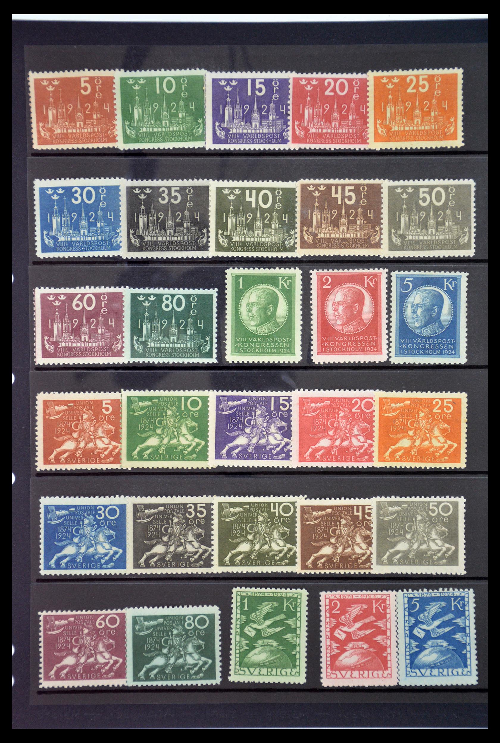 35110 004 - Postzegelverzameling 35110 Zweden 1891-1980.