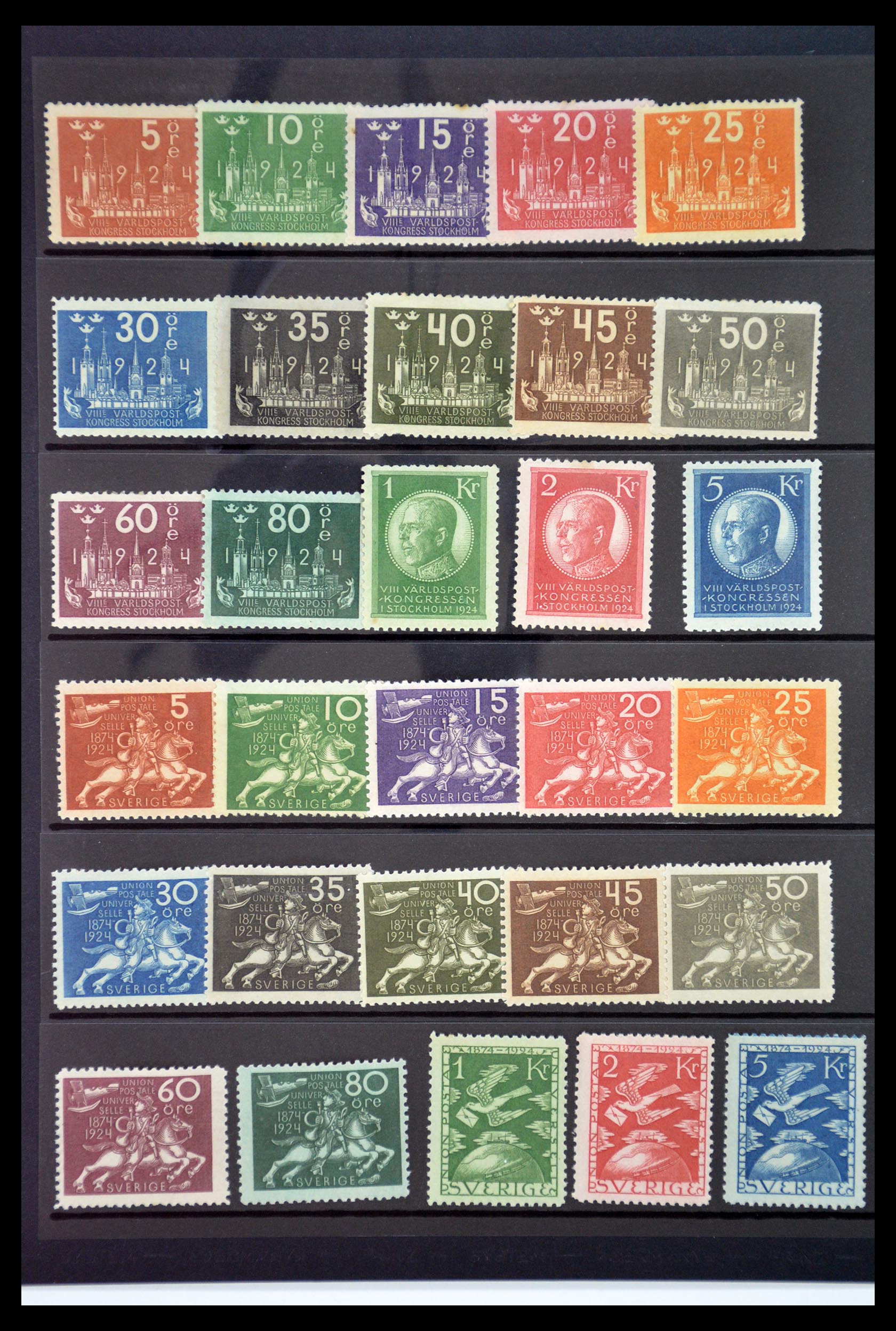 35110 005 - Postzegelverzameling 35110 Zweden 1891-1980.