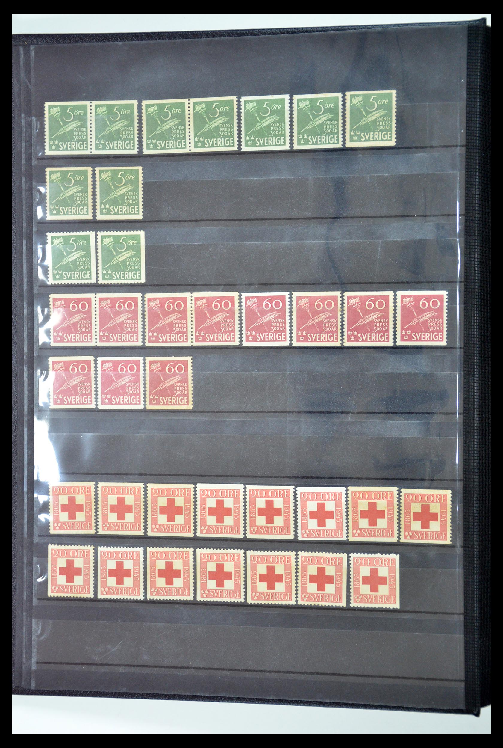 35110 009 - Postzegelverzameling 35110 Zweden 1891-1980.