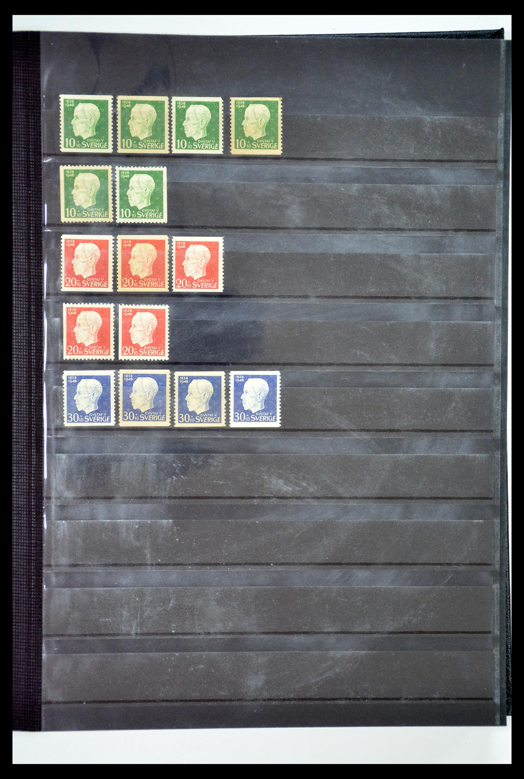 35110 012 - Postzegelverzameling 35110 Zweden 1891-1980.