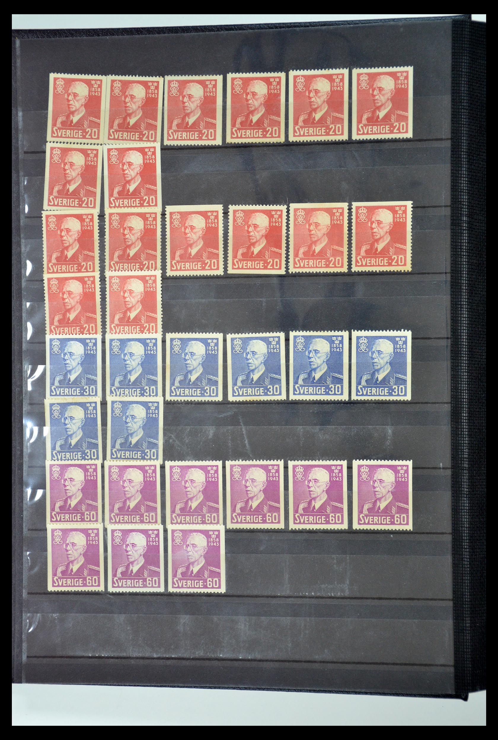 35110 013 - Postzegelverzameling 35110 Zweden 1891-1980.