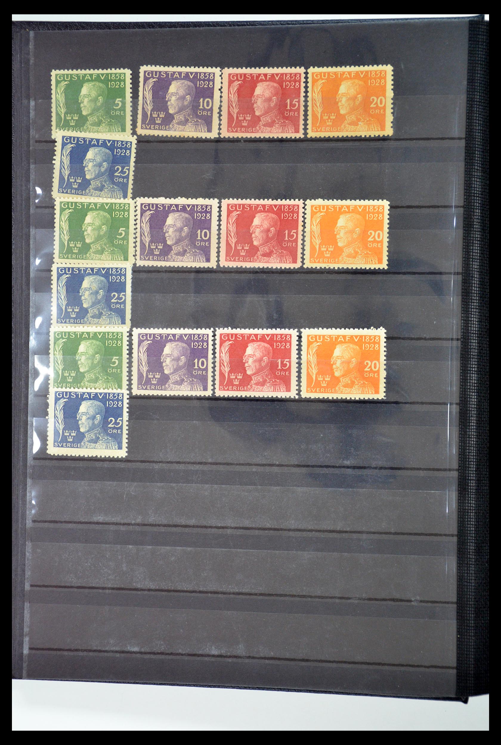 35110 015 - Postzegelverzameling 35110 Zweden 1891-1980.