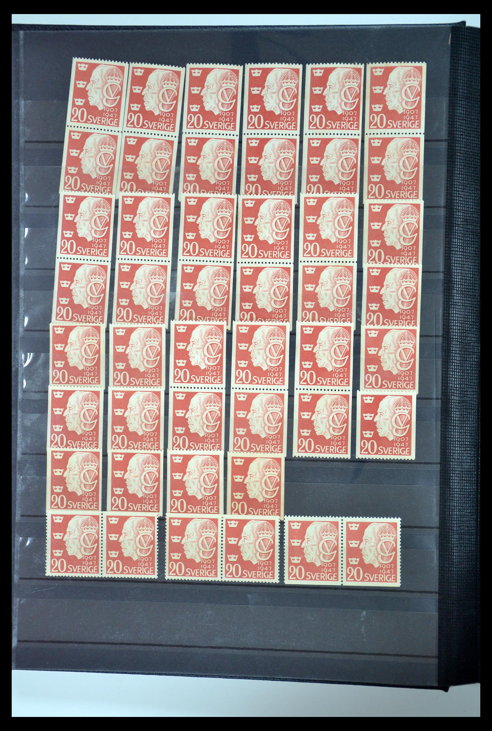 35110 018 - Postzegelverzameling 35110 Zweden 1891-1980.