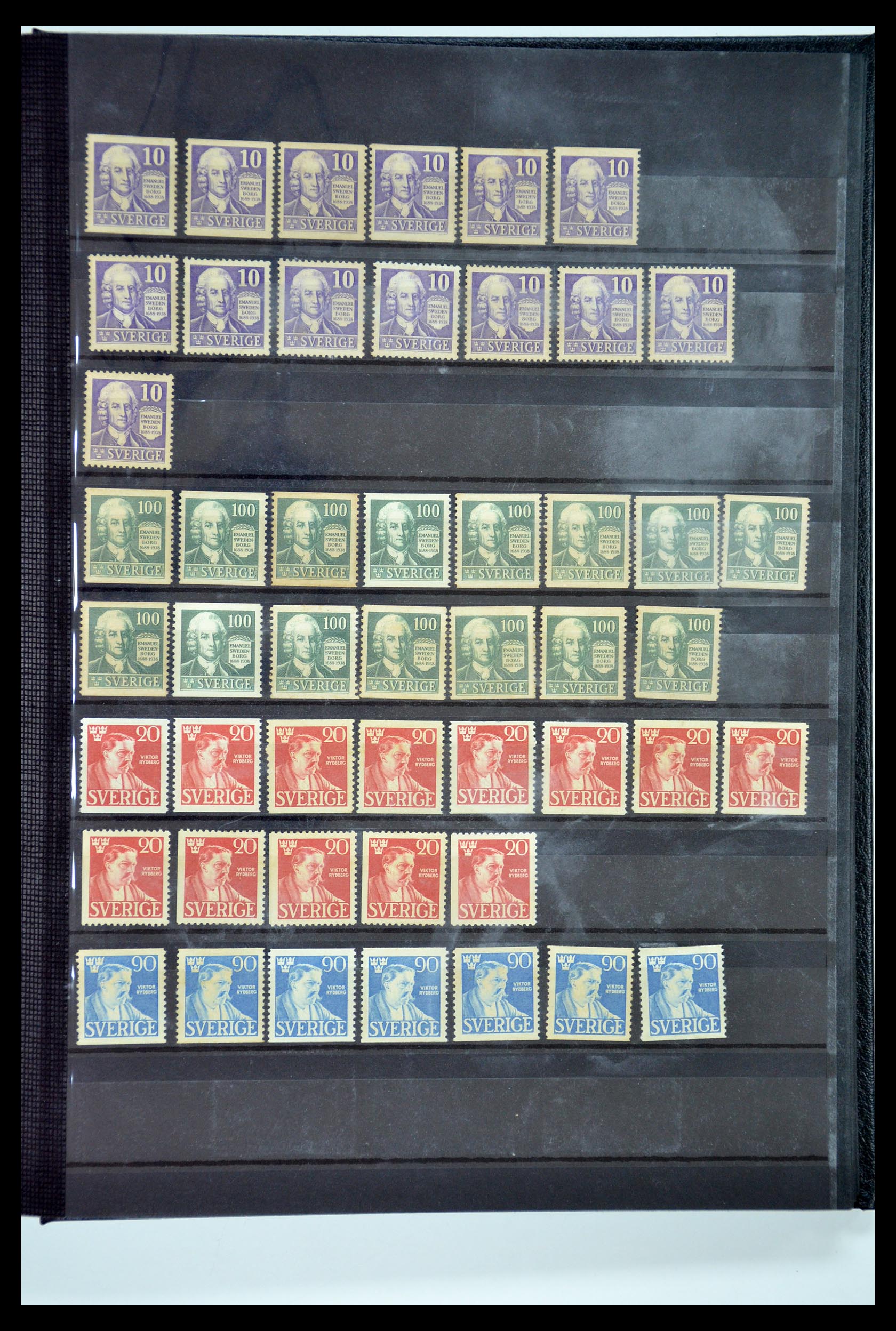 35110 024 - Postzegelverzameling 35110 Zweden 1891-1980.