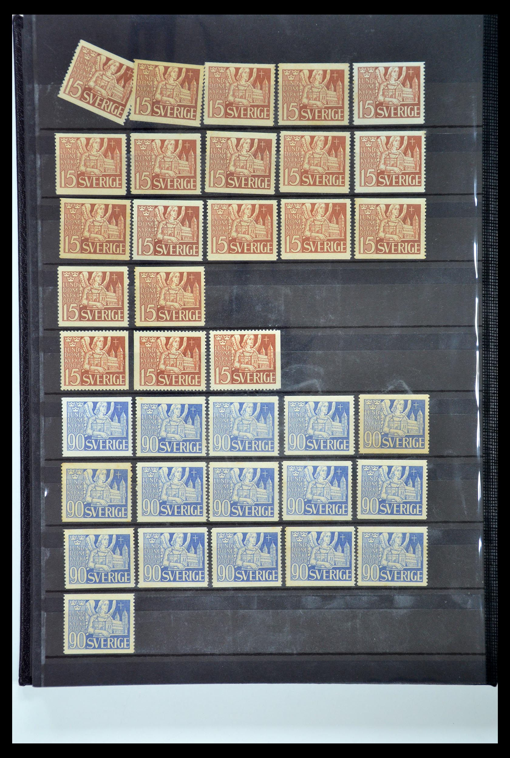35110 025 - Postzegelverzameling 35110 Zweden 1891-1980.