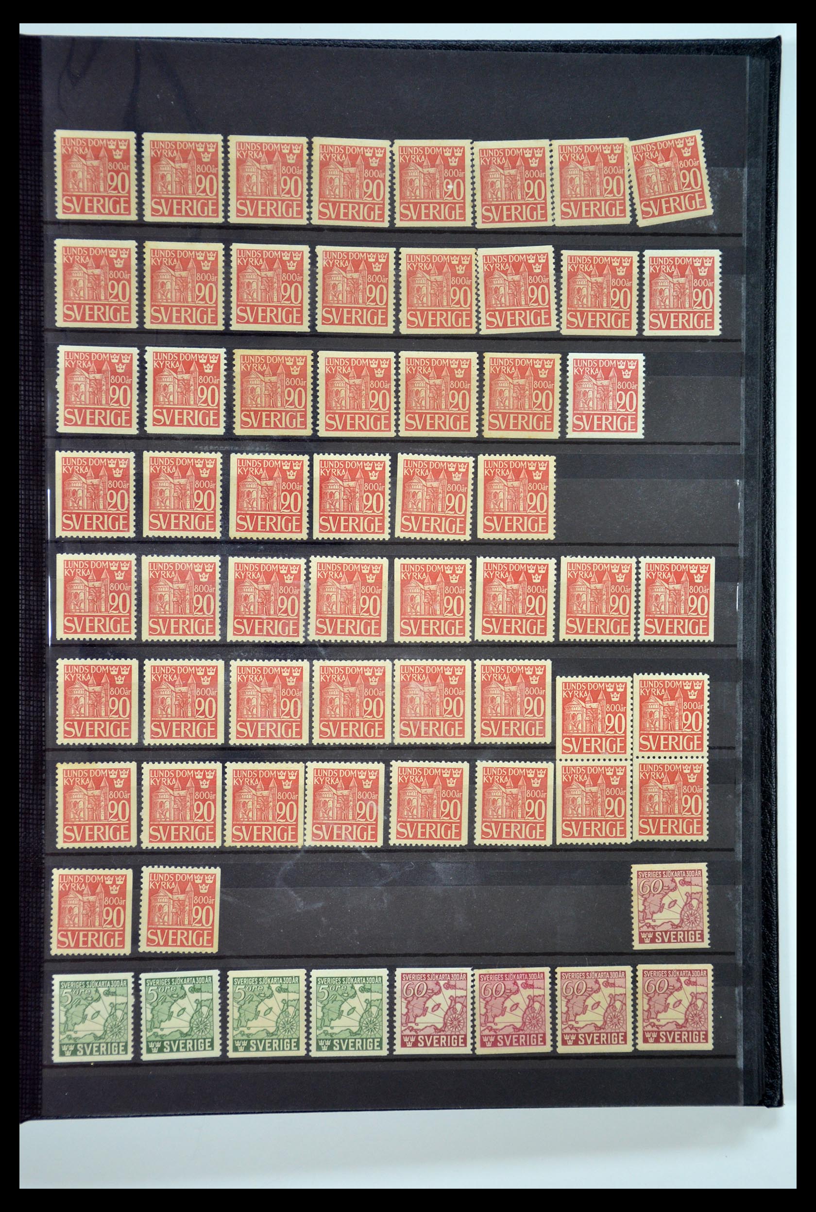 35110 026 - Postzegelverzameling 35110 Zweden 1891-1980.