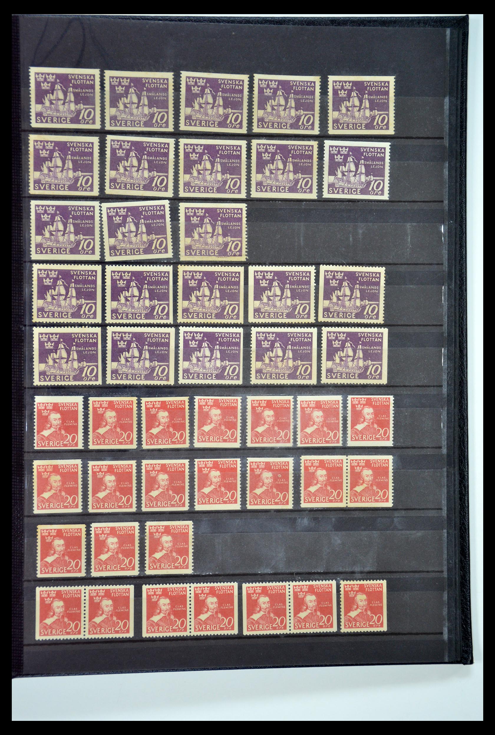 35110 029 - Postzegelverzameling 35110 Zweden 1891-1980.