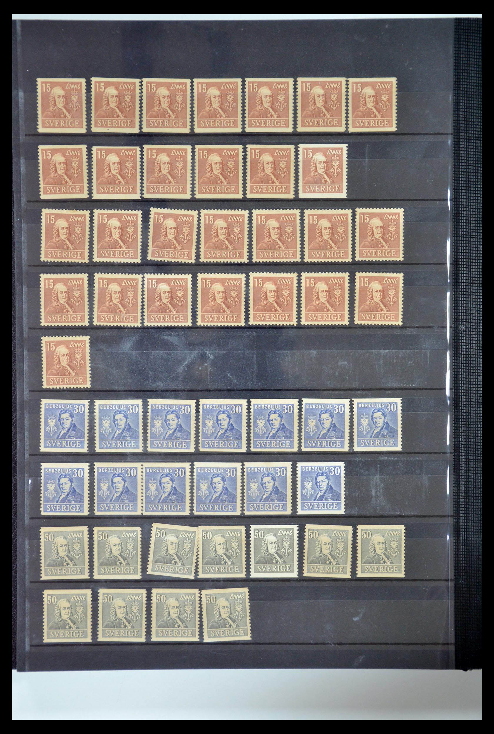 35110 030 - Postzegelverzameling 35110 Zweden 1891-1980.
