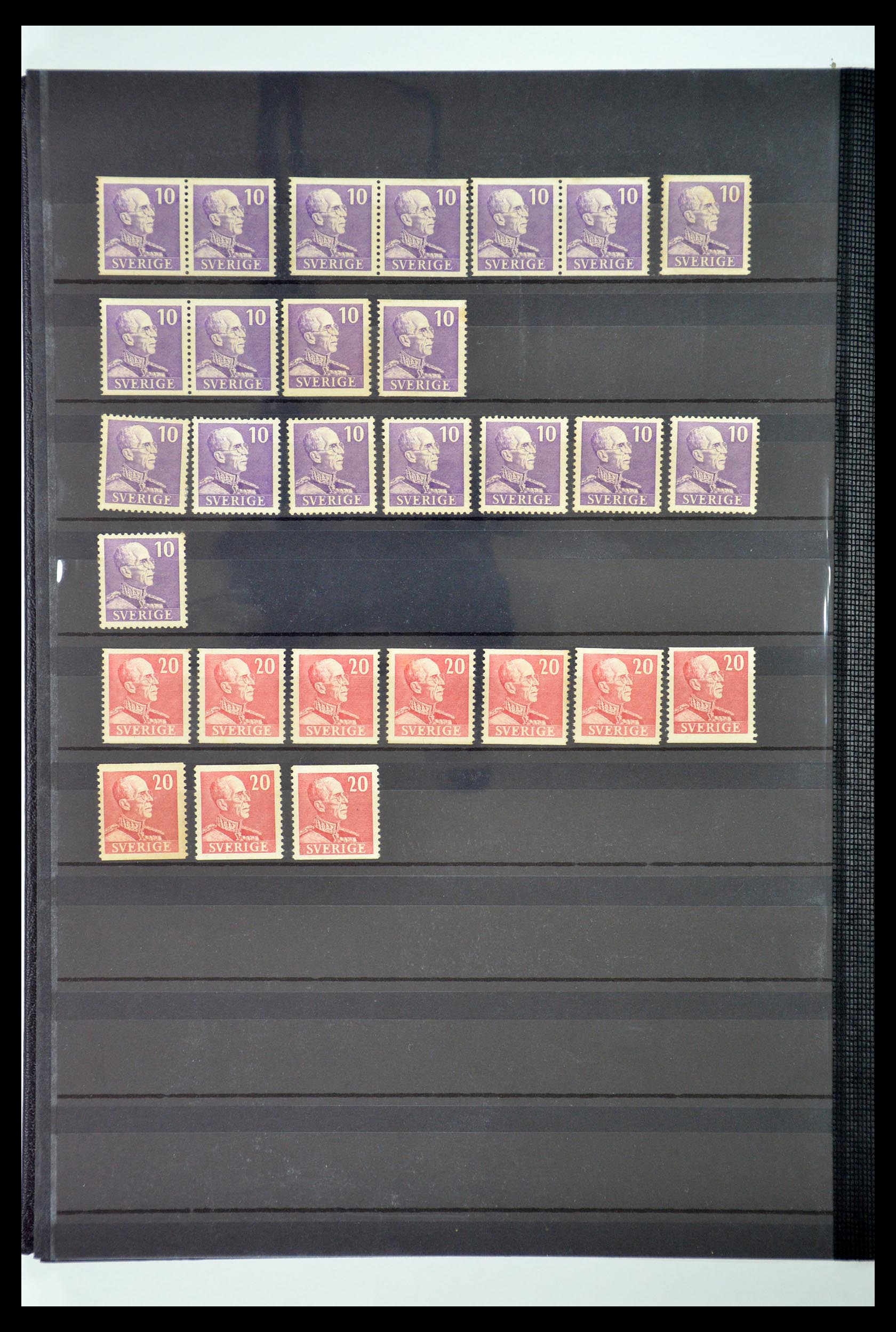 35110 033 - Postzegelverzameling 35110 Zweden 1891-1980.