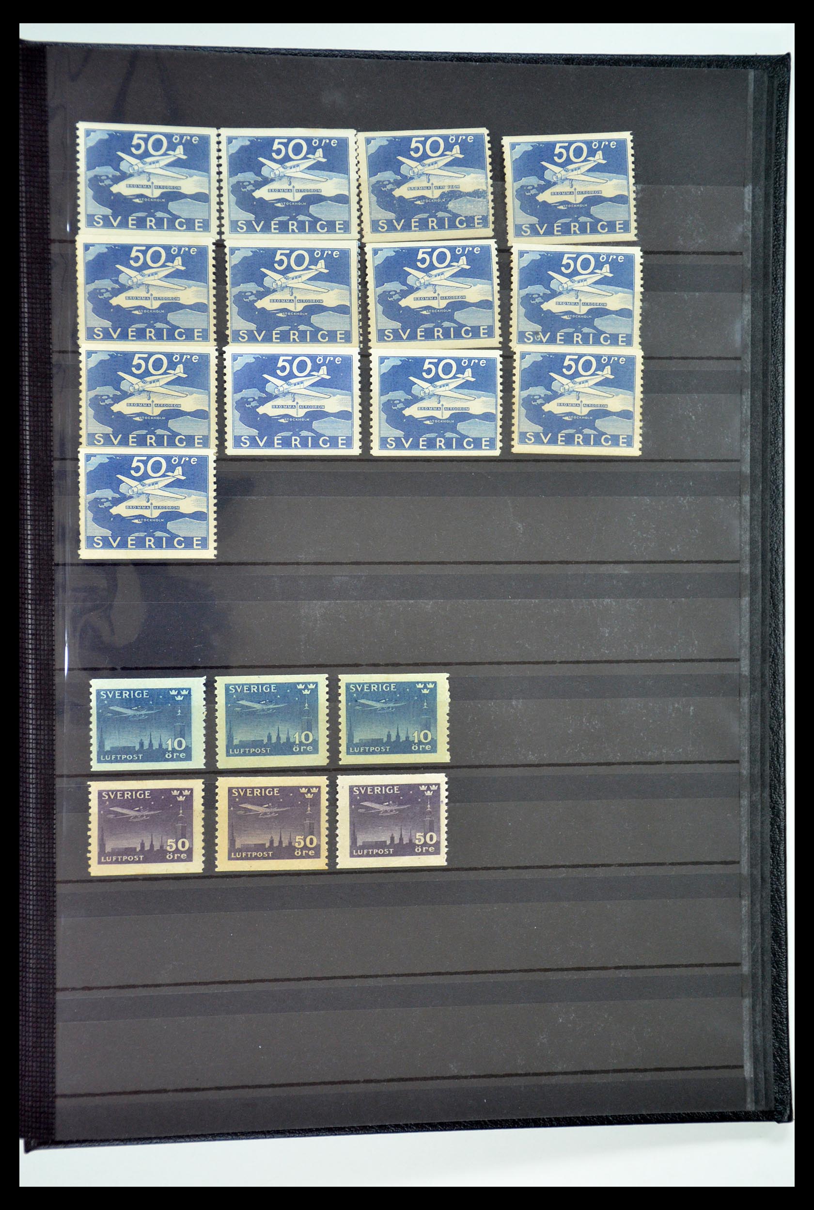 35110 034 - Postzegelverzameling 35110 Zweden 1891-1980.