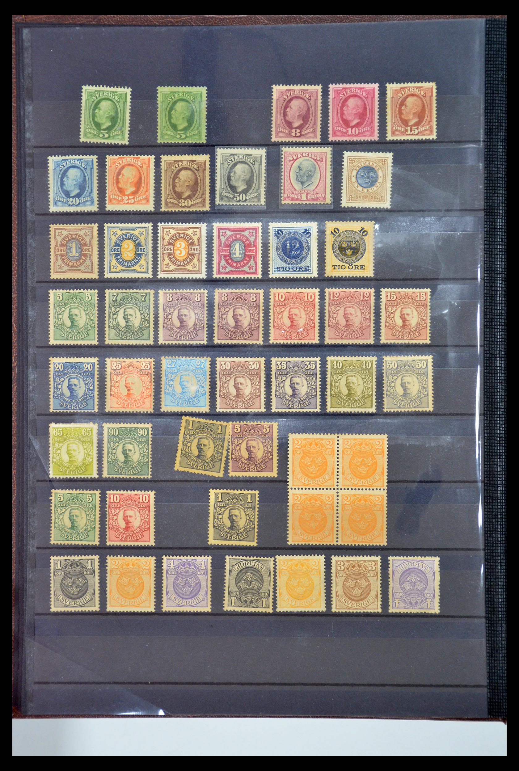 35110 037 - Postzegelverzameling 35110 Zweden 1891-1980.
