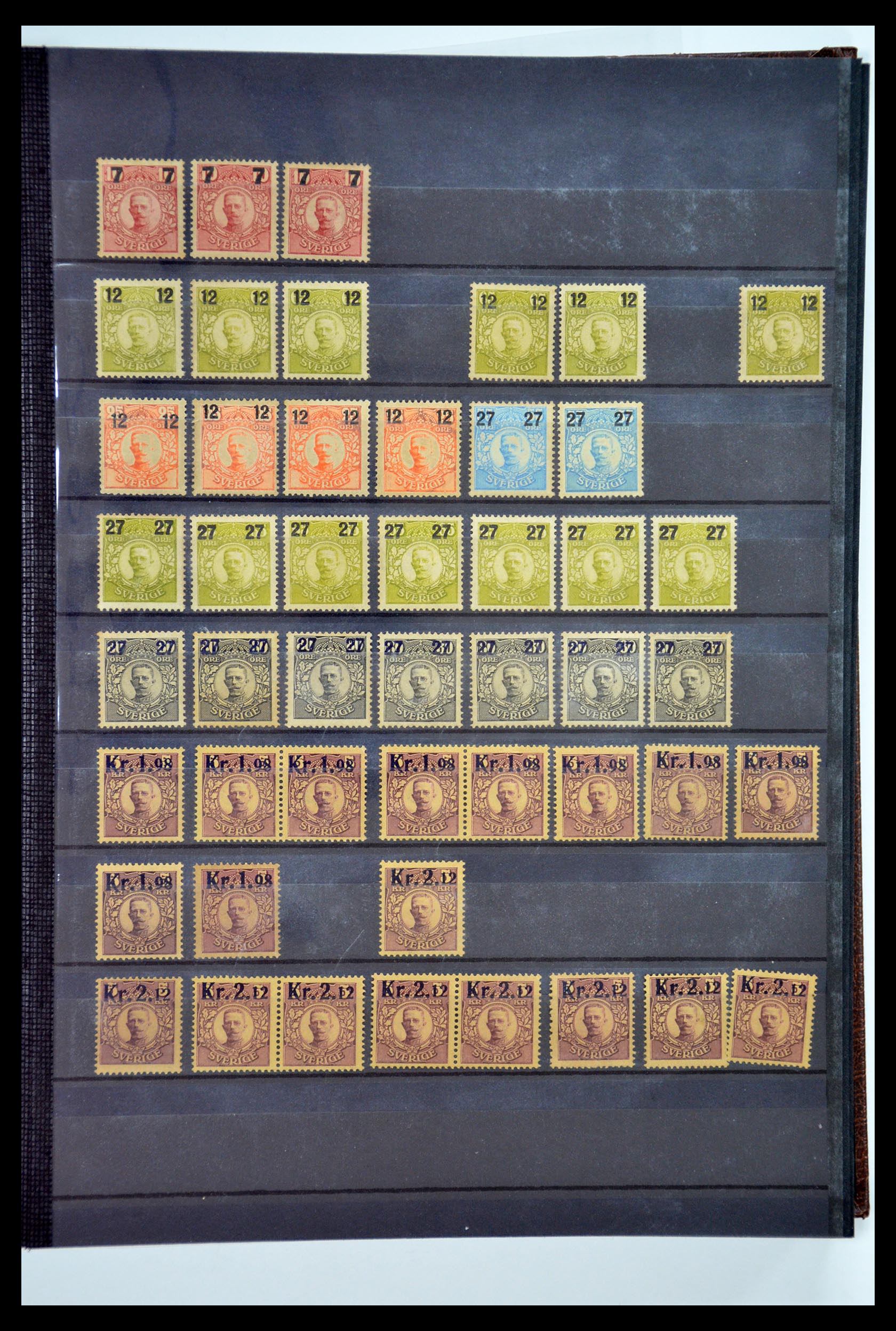 35110 038 - Postzegelverzameling 35110 Zweden 1891-1980.