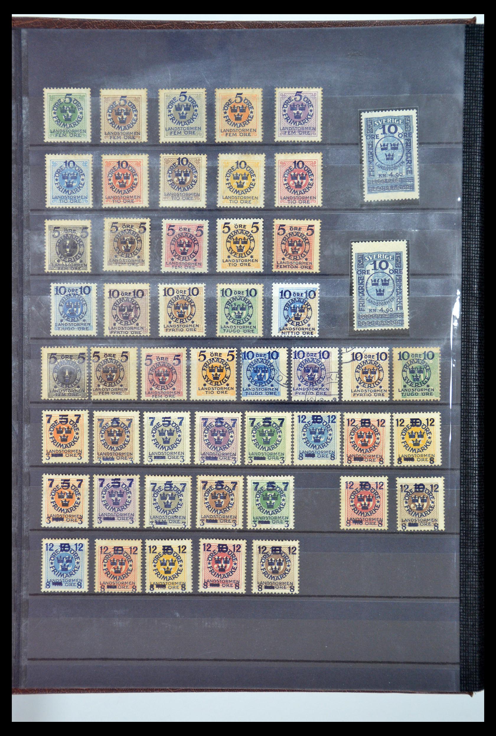 35110 039 - Postzegelverzameling 35110 Zweden 1891-1980.