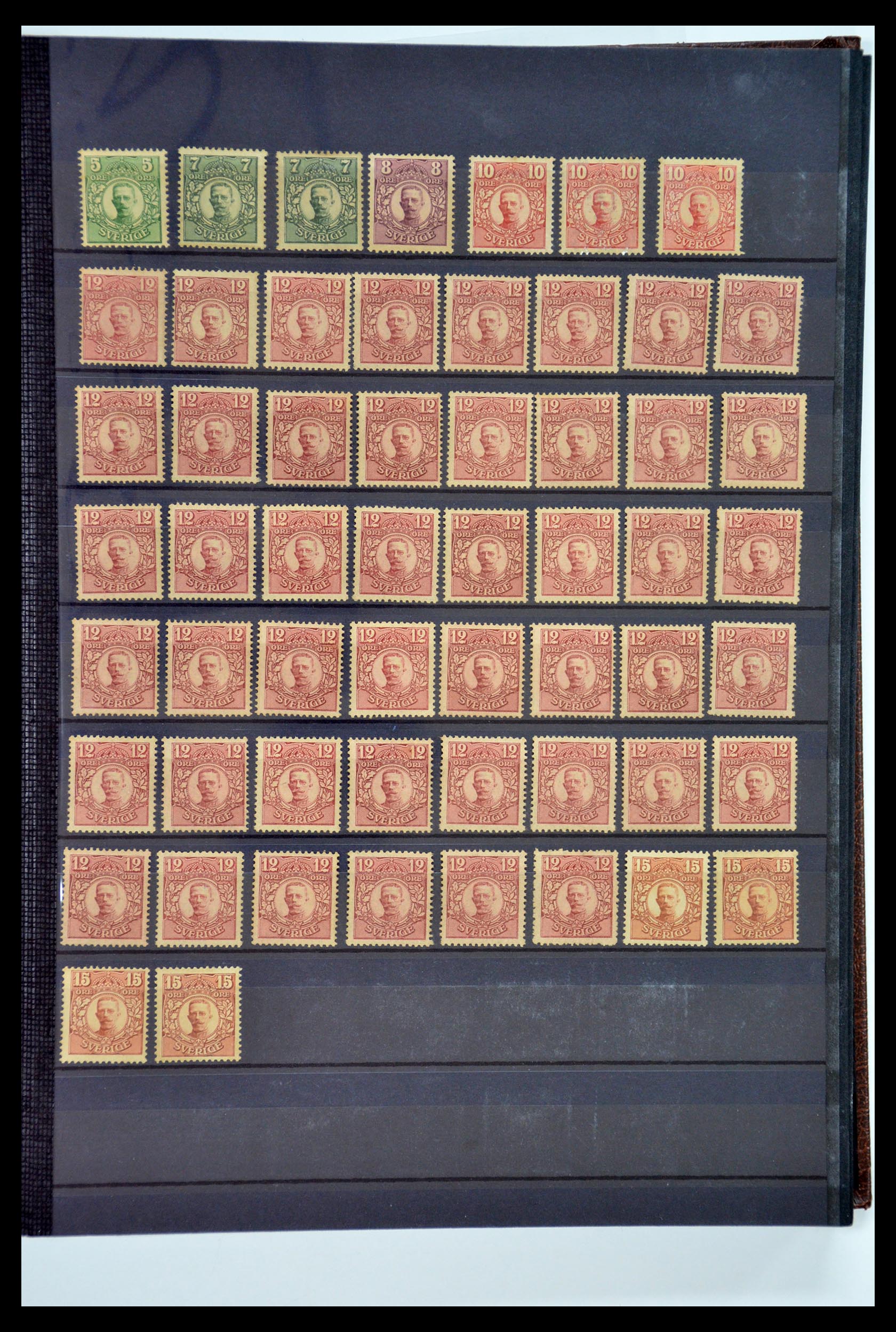 35110 040 - Postzegelverzameling 35110 Zweden 1891-1980.