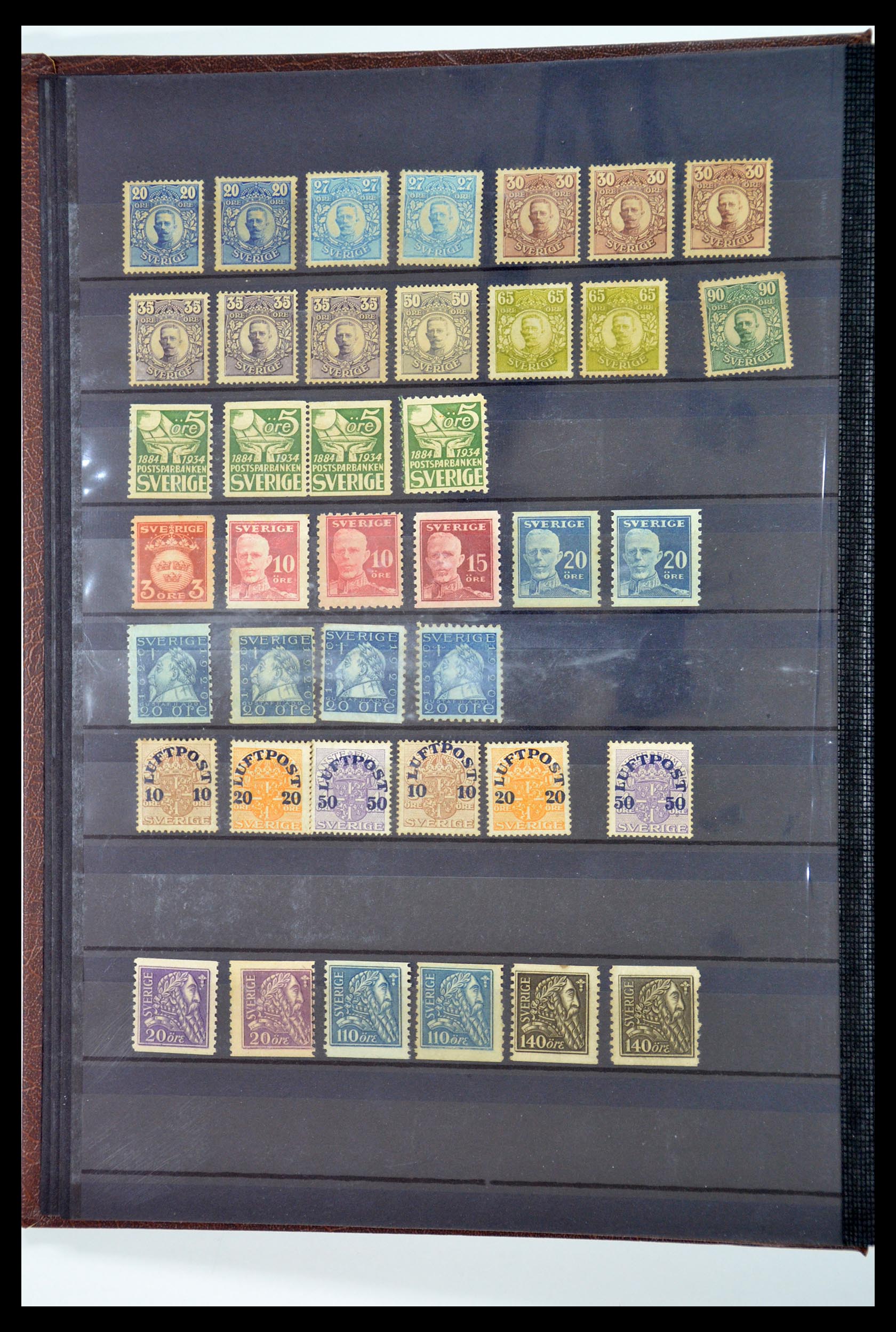 35110 041 - Postzegelverzameling 35110 Zweden 1891-1980.