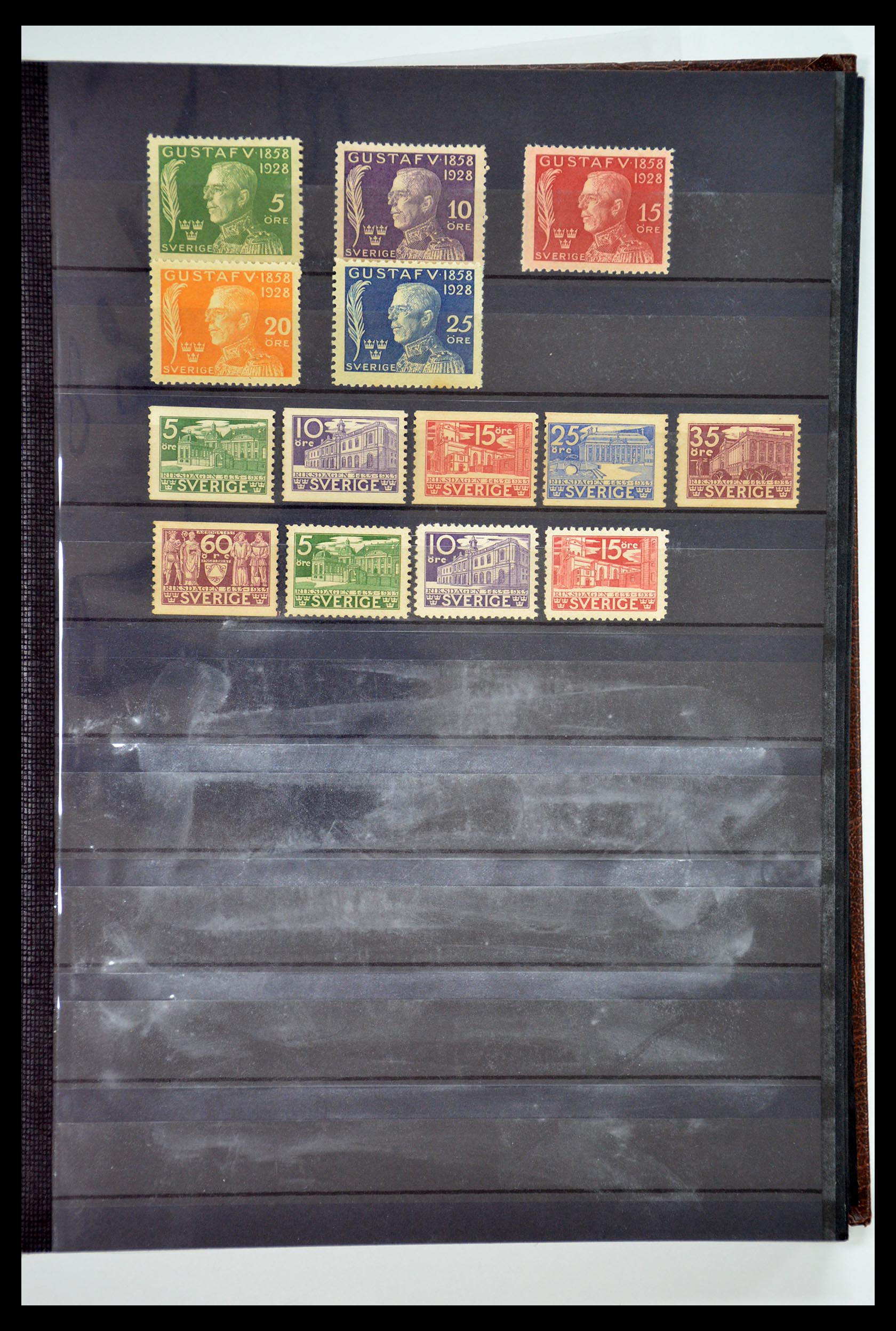 35110 044 - Postzegelverzameling 35110 Zweden 1891-1980.