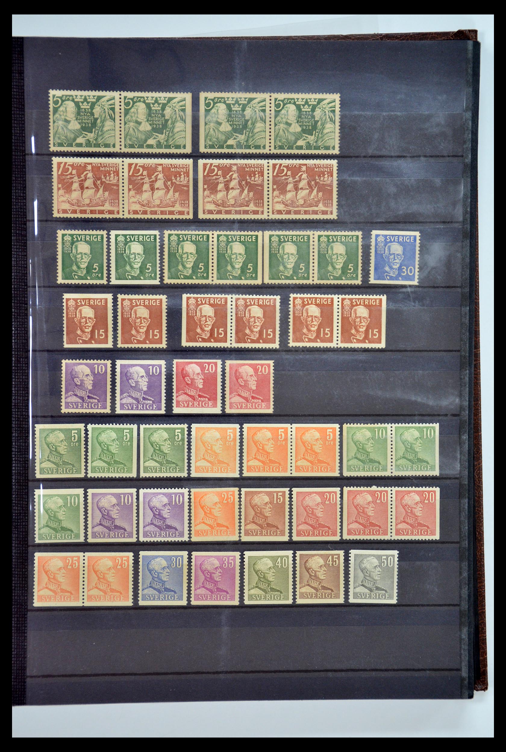 35110 045 - Postzegelverzameling 35110 Zweden 1891-1980.