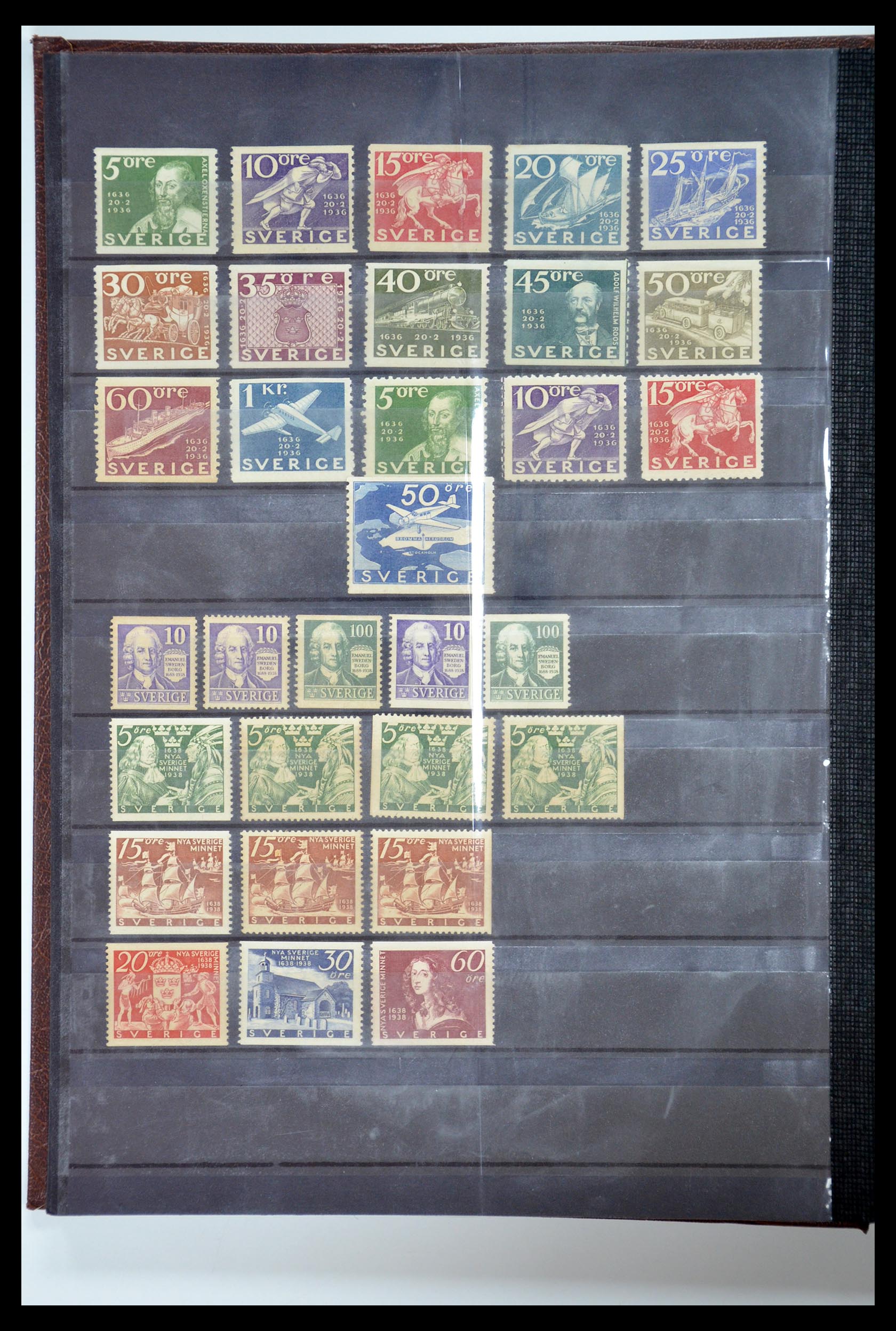 35110 046 - Postzegelverzameling 35110 Zweden 1891-1980.