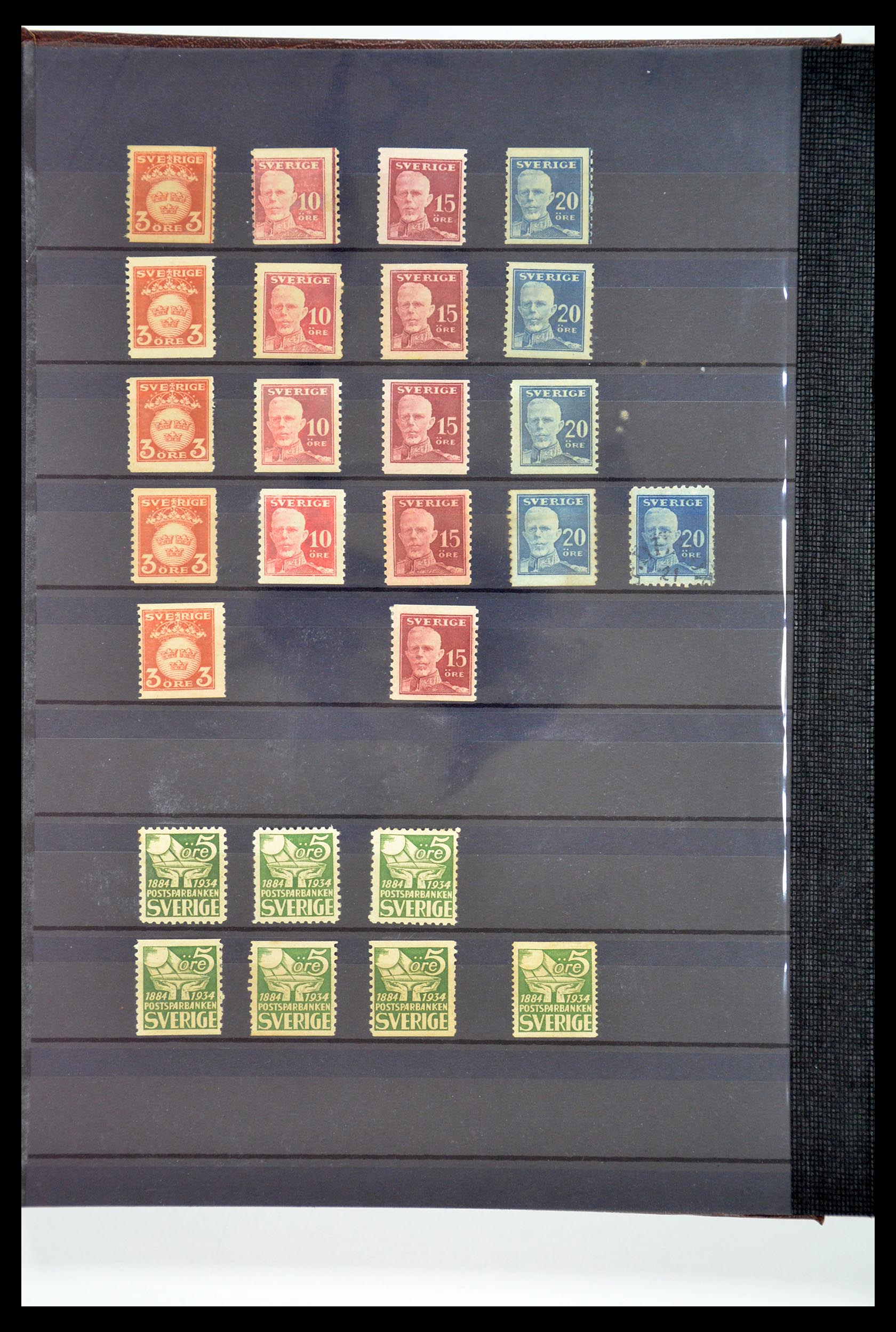 35110 049 - Postzegelverzameling 35110 Zweden 1891-1980.
