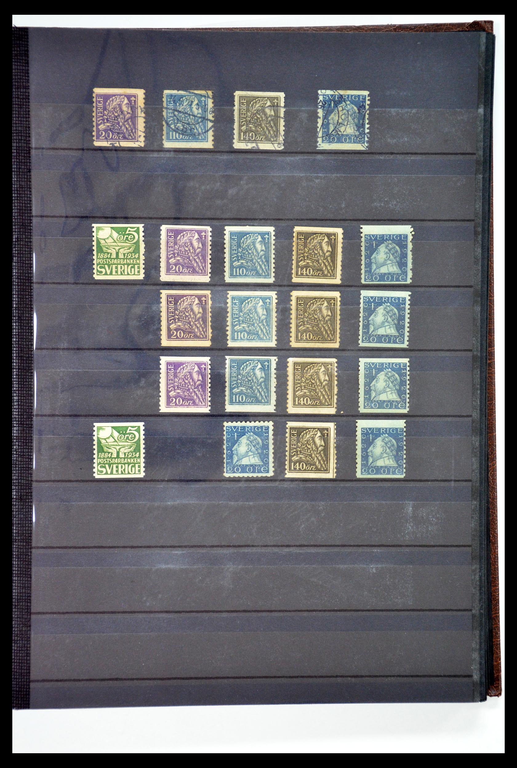 35110 050 - Postzegelverzameling 35110 Zweden 1891-1980.