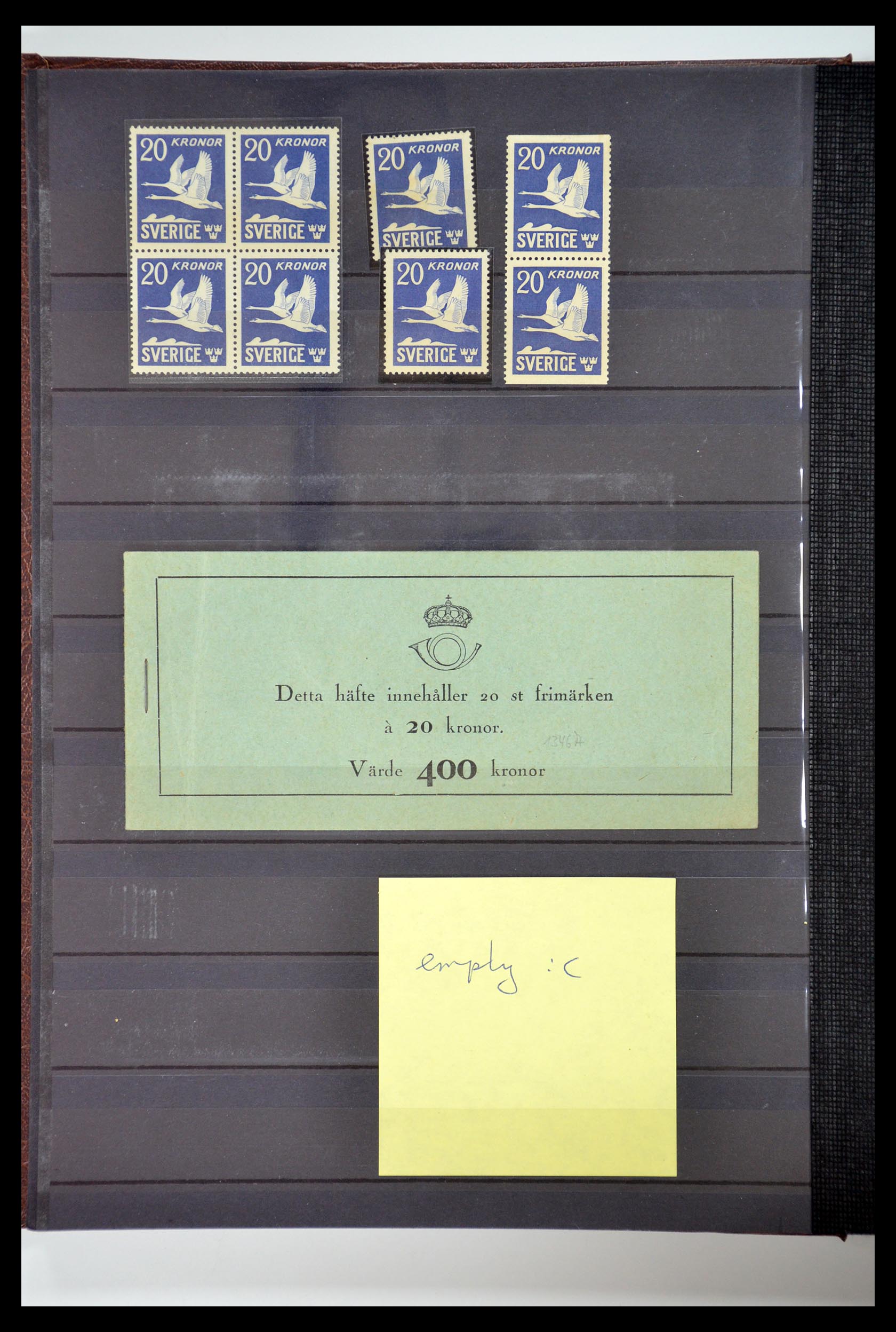 35110 052 - Postzegelverzameling 35110 Zweden 1891-1980.