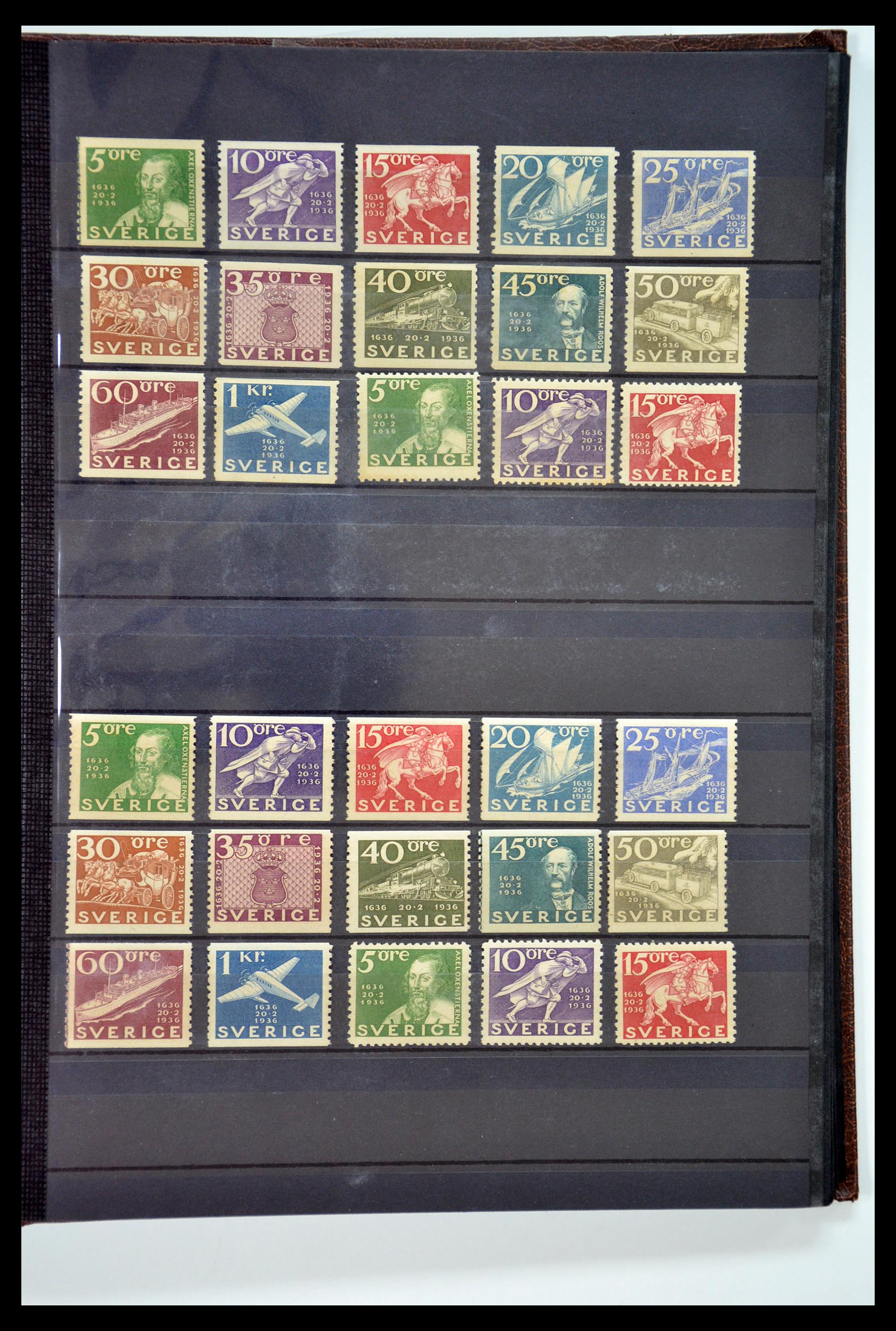 35110 056 - Postzegelverzameling 35110 Zweden 1891-1980.