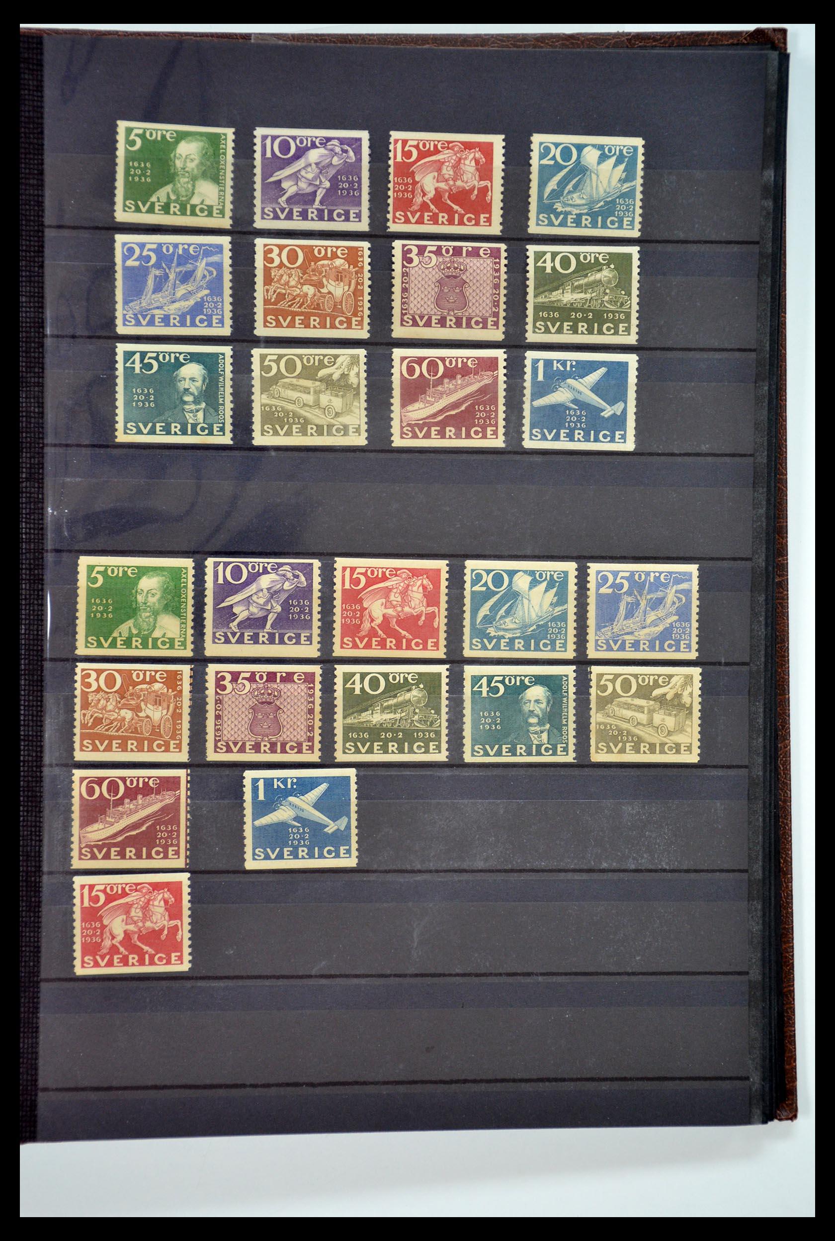 35110 057 - Postzegelverzameling 35110 Zweden 1891-1980.