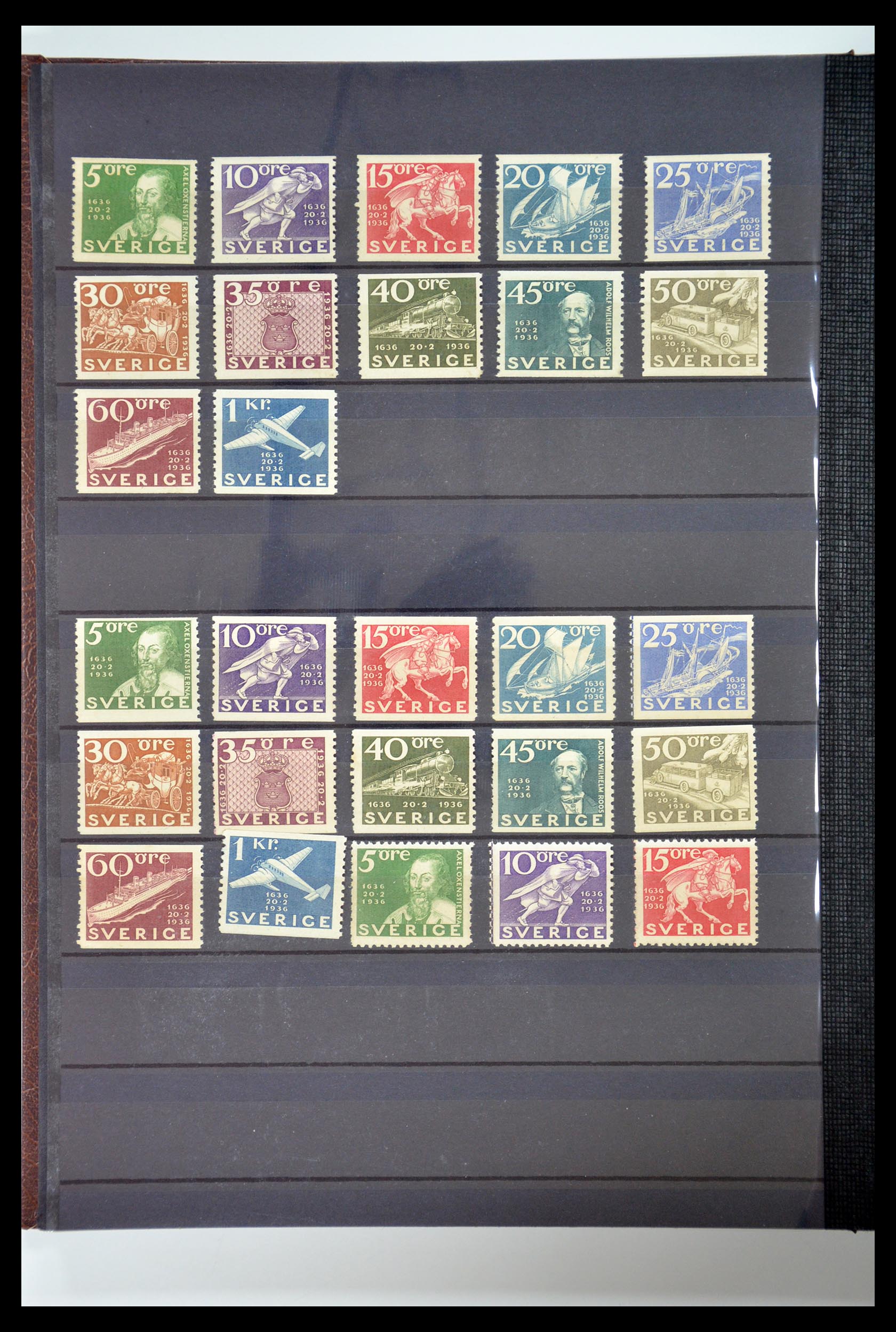 35110 058 - Stamp Collection 35110 Sweden 1891-1980.