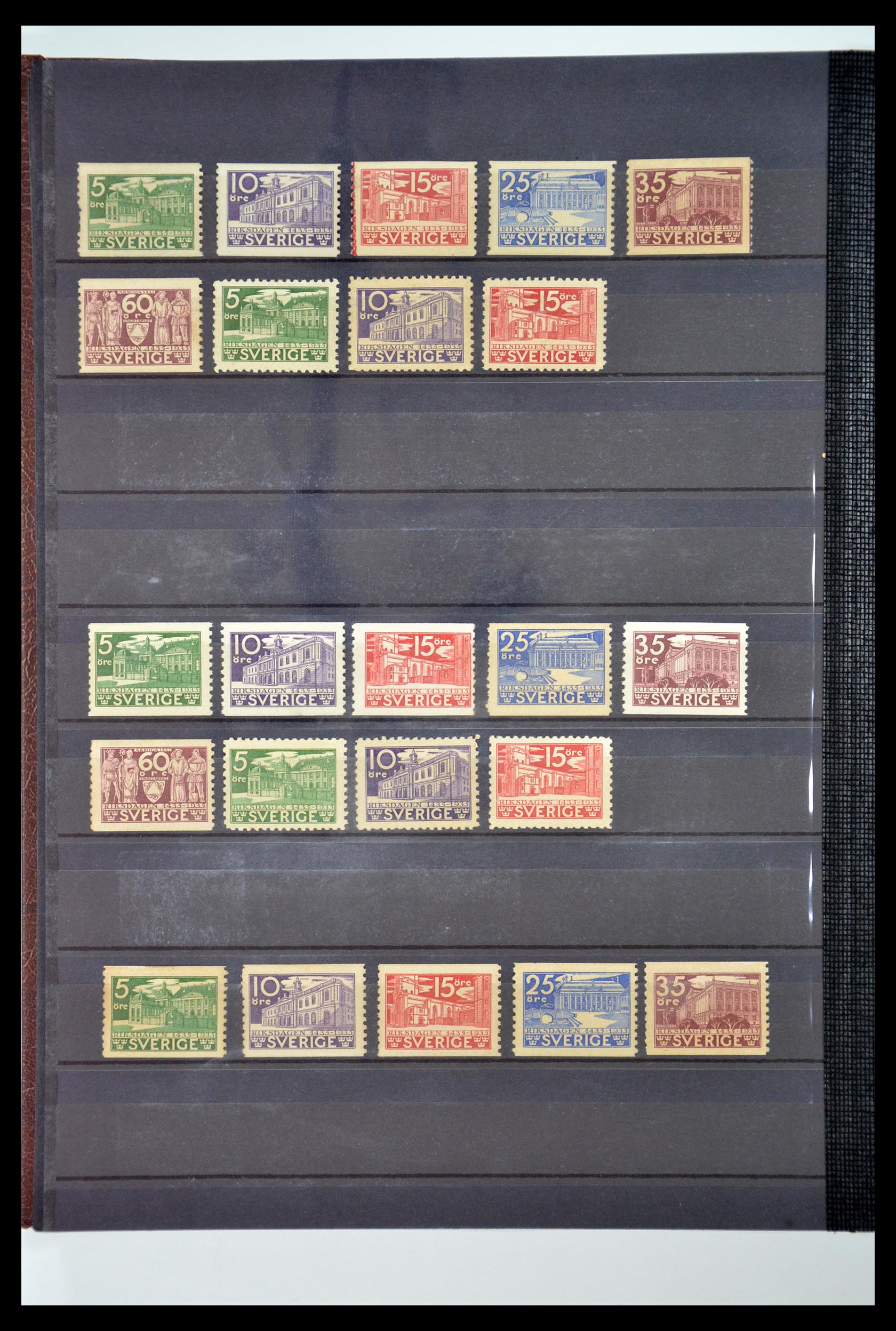 35110 059 - Postzegelverzameling 35110 Zweden 1891-1980.