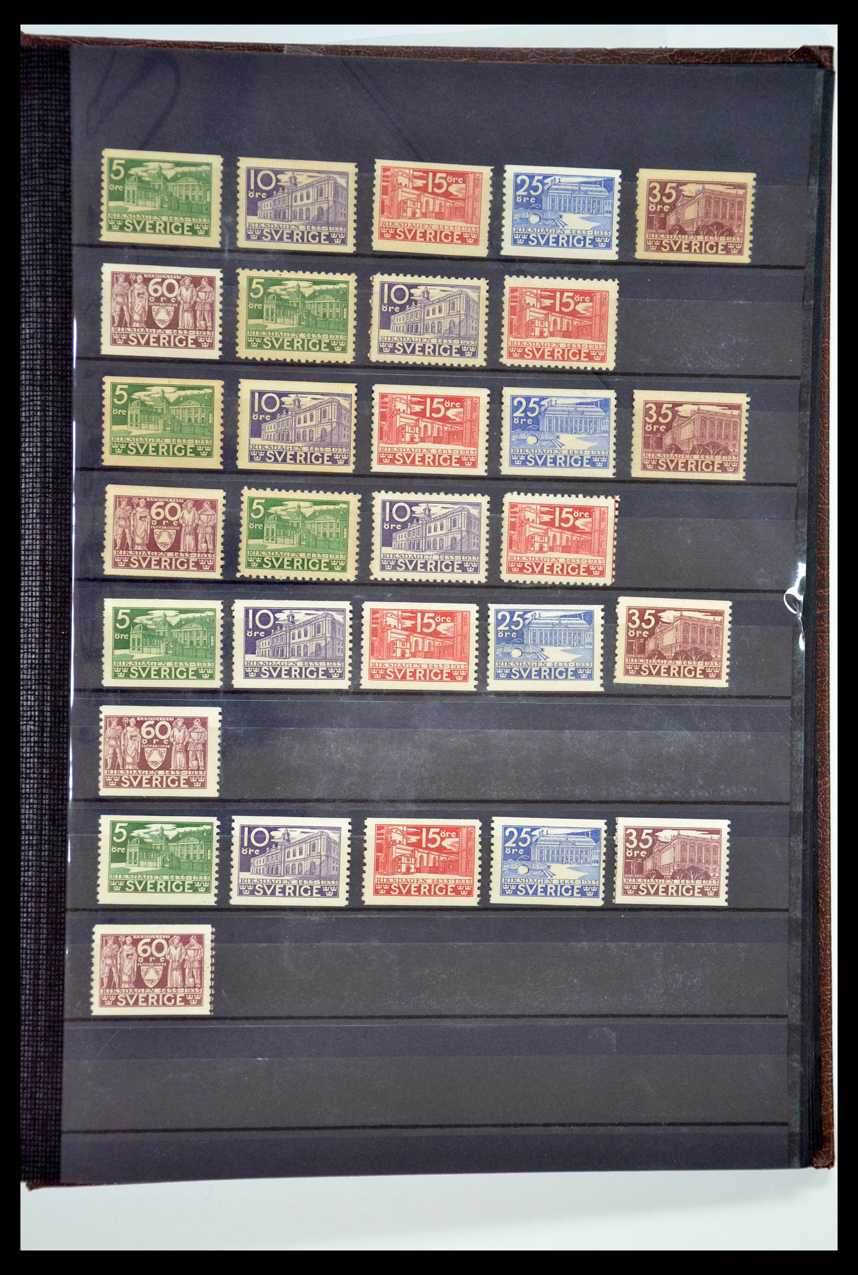 35110 060 - Postzegelverzameling 35110 Zweden 1891-1980.