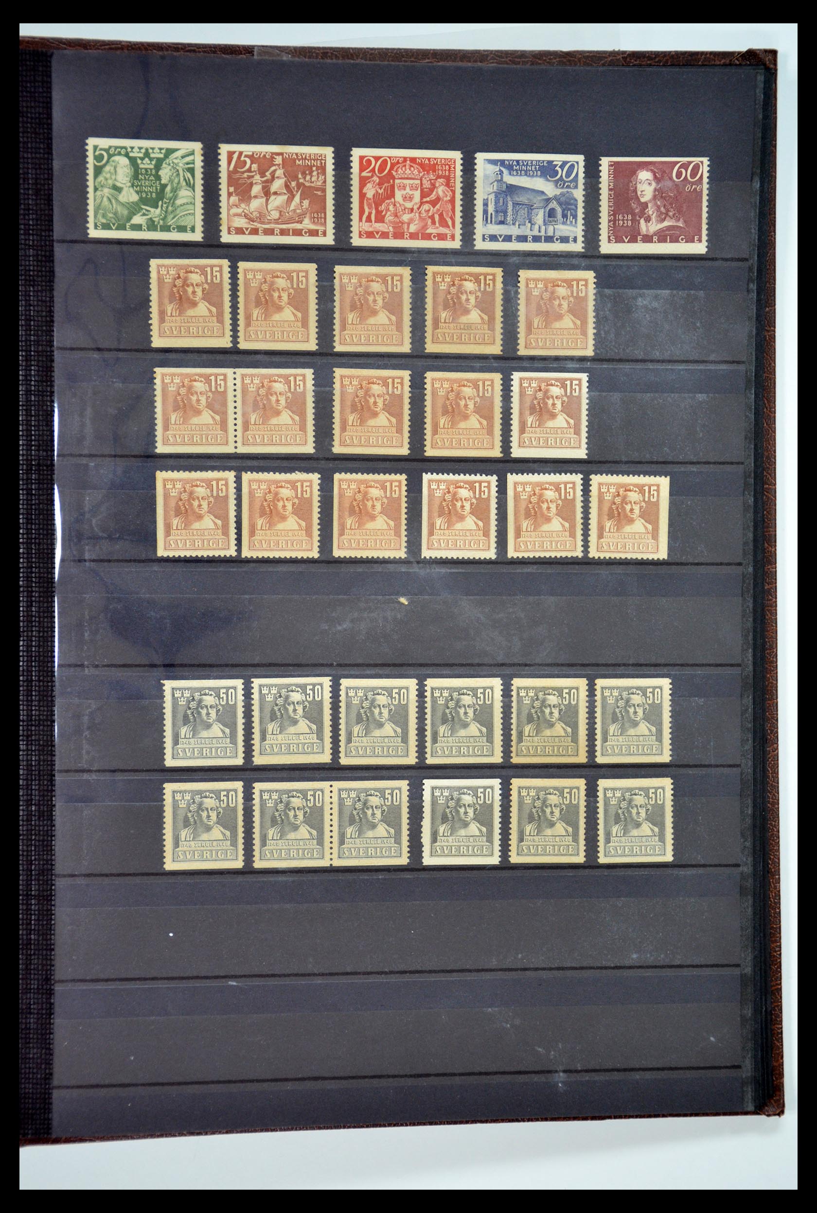 35110 064 - Postzegelverzameling 35110 Zweden 1891-1980.