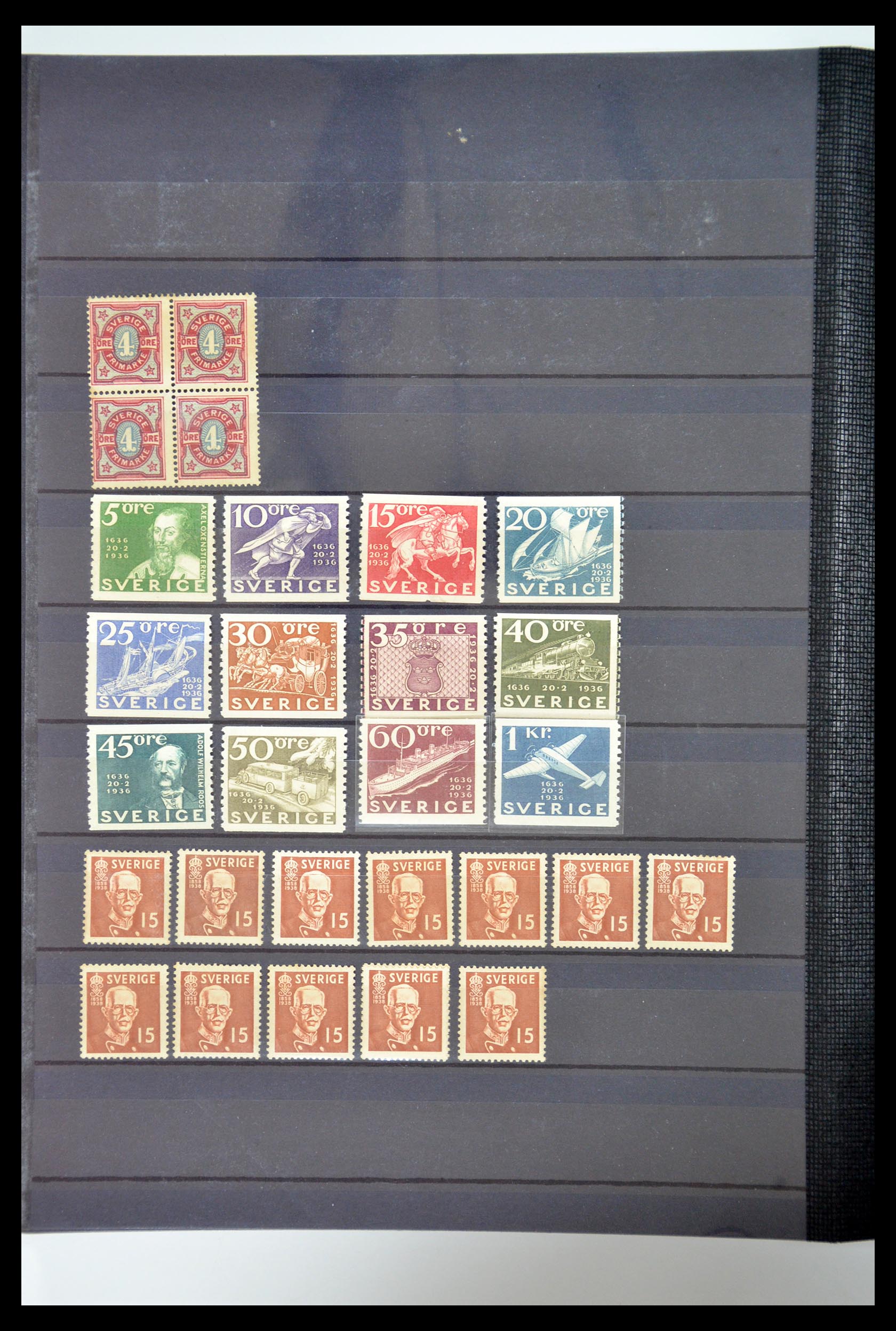 35110 066 - Postzegelverzameling 35110 Zweden 1891-1980.