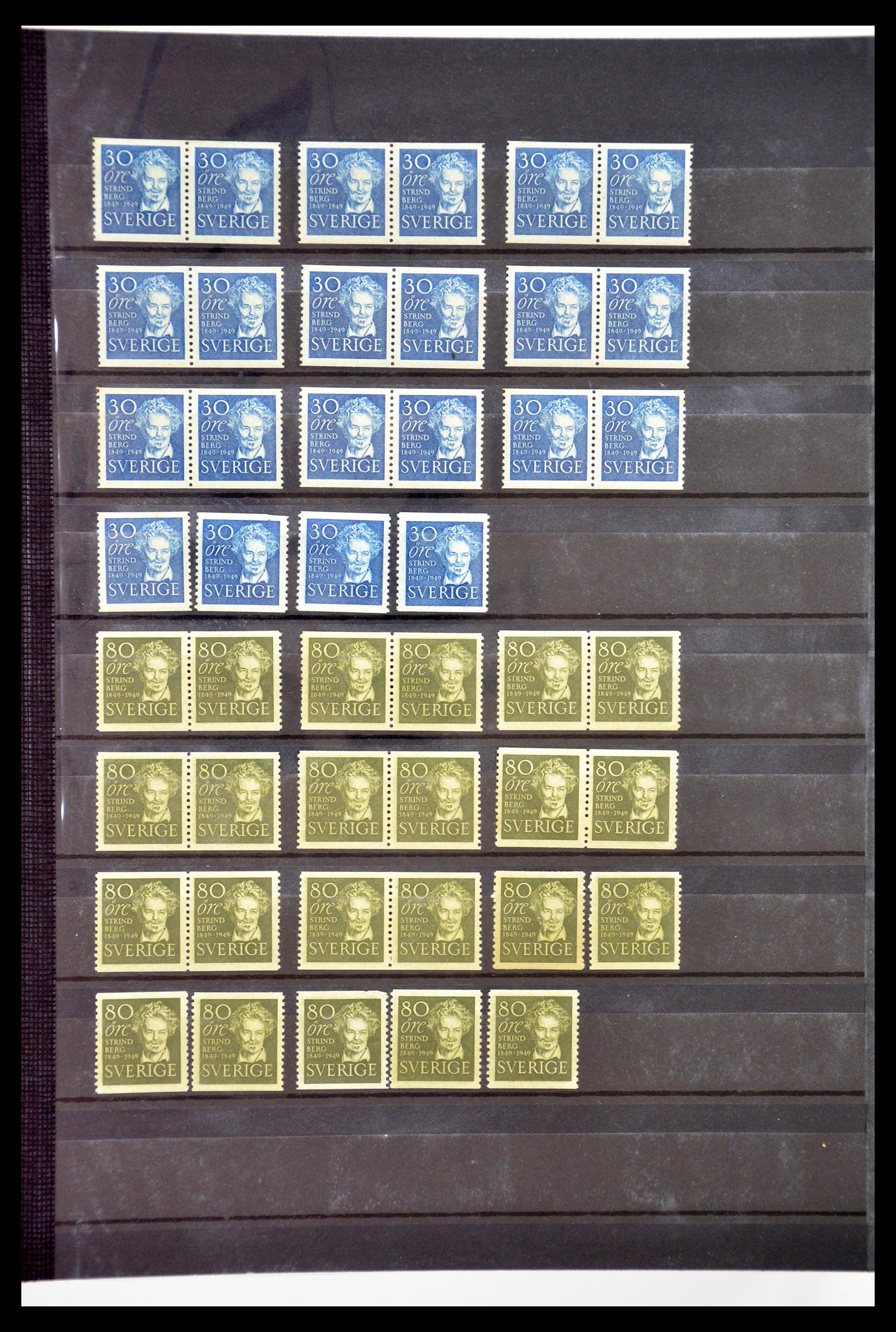 35110 070 - Postzegelverzameling 35110 Zweden 1891-1980.