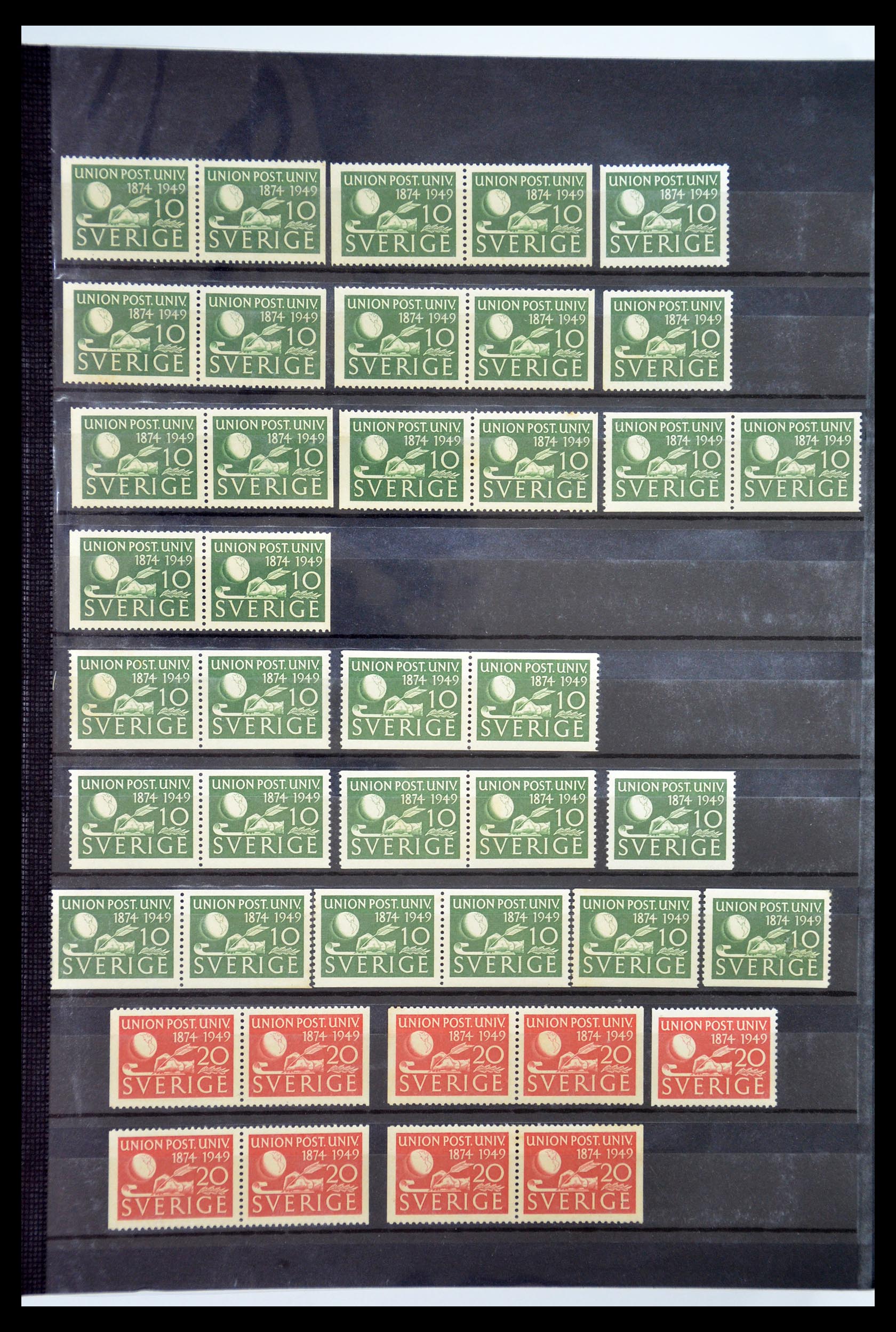 35110 072 - Postzegelverzameling 35110 Zweden 1891-1980.