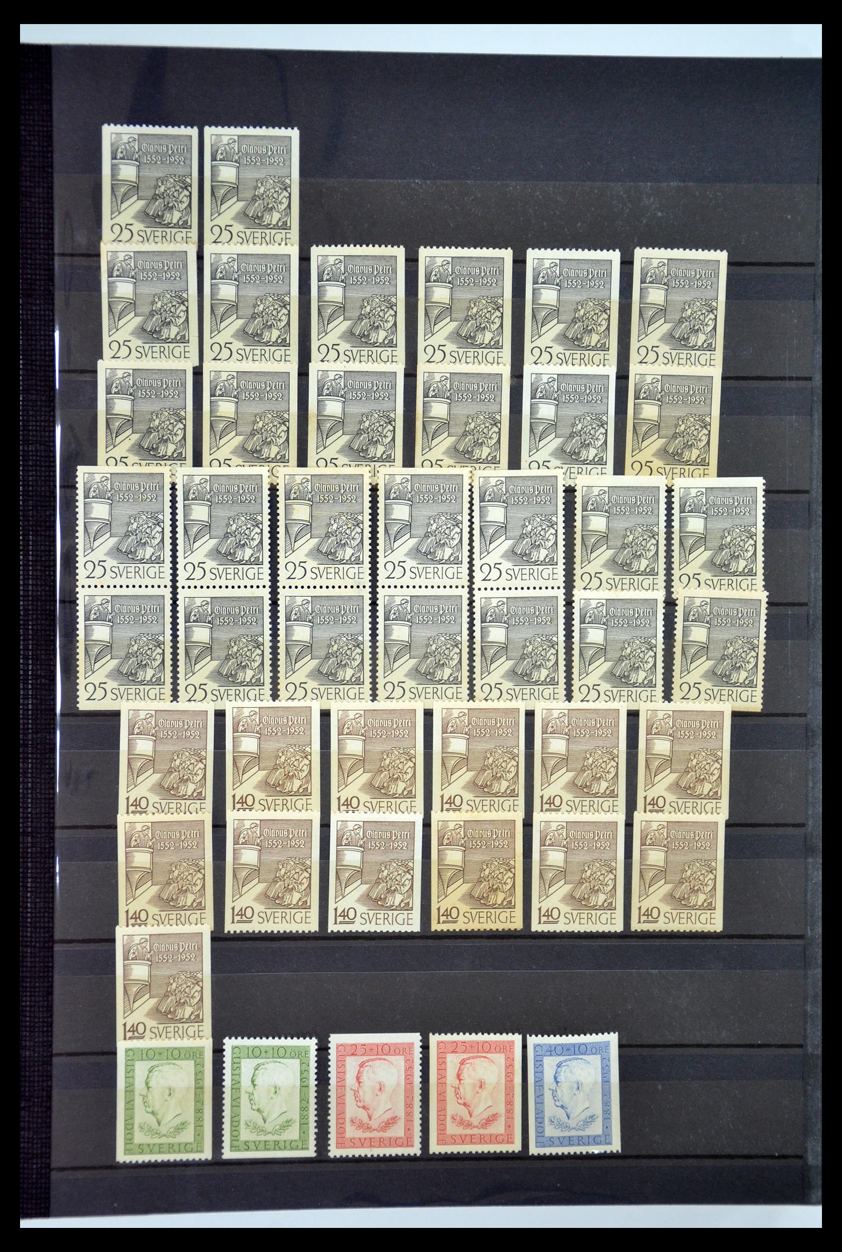 35110 077 - Postzegelverzameling 35110 Zweden 1891-1980.