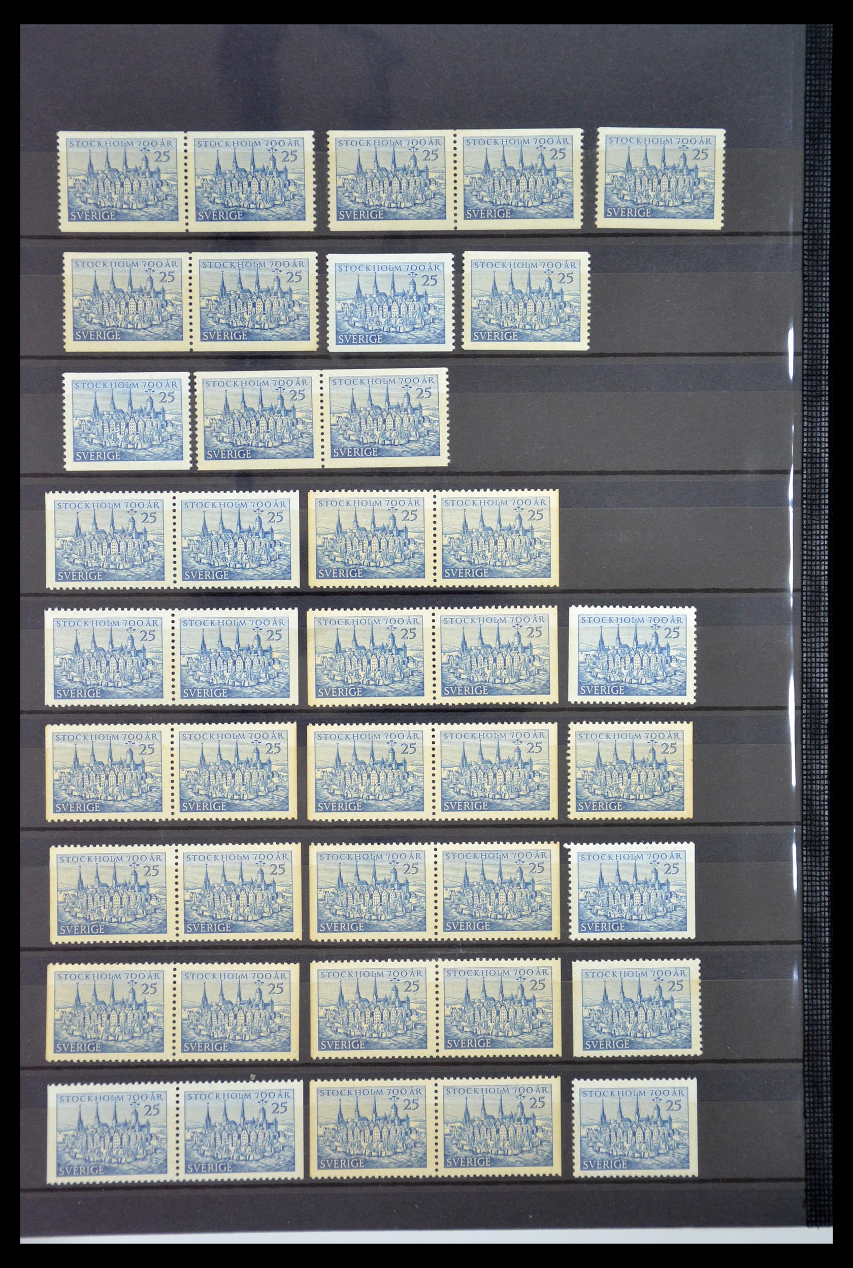 35110 083 - Postzegelverzameling 35110 Zweden 1891-1980.