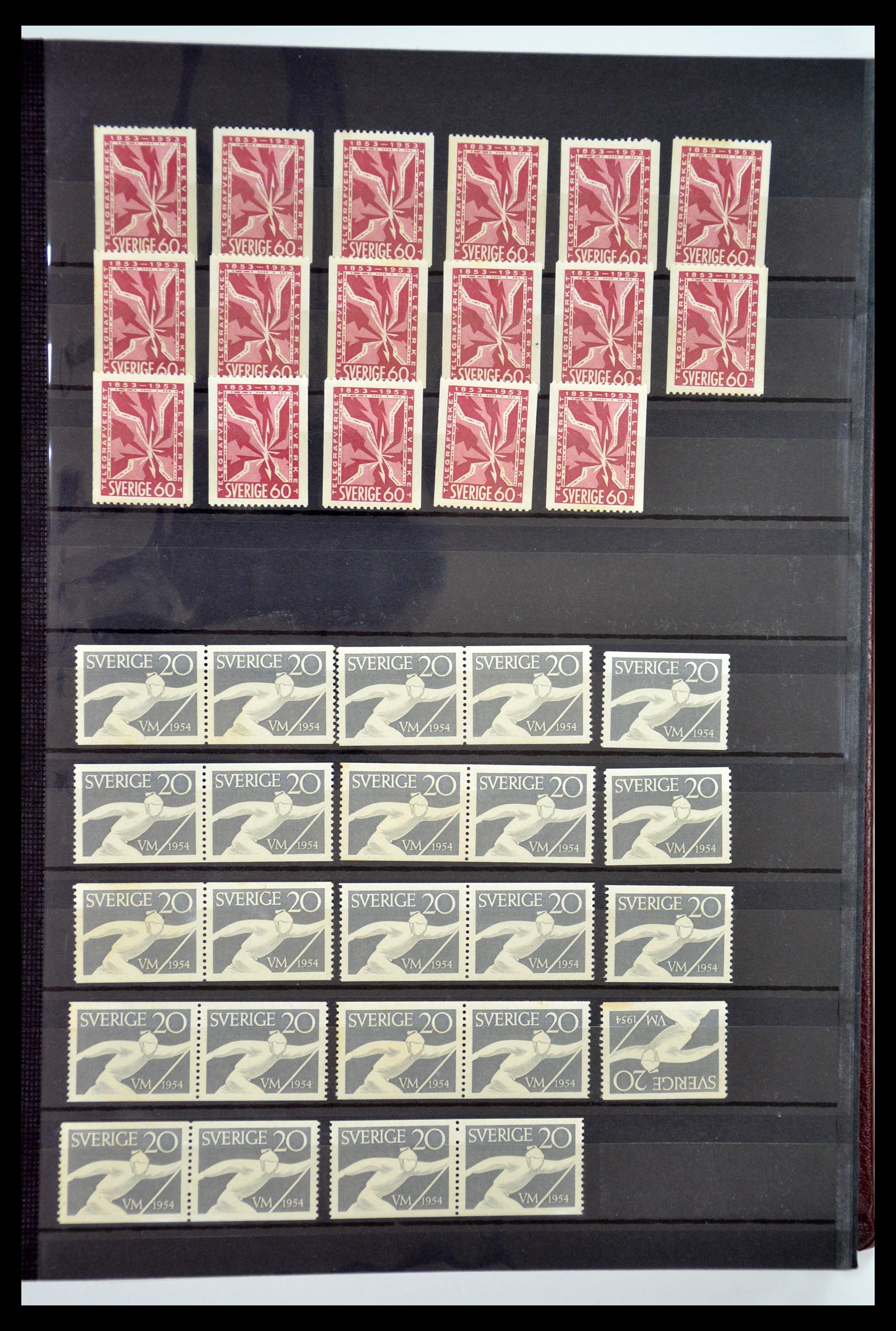 35110 086 - Postzegelverzameling 35110 Zweden 1891-1980.