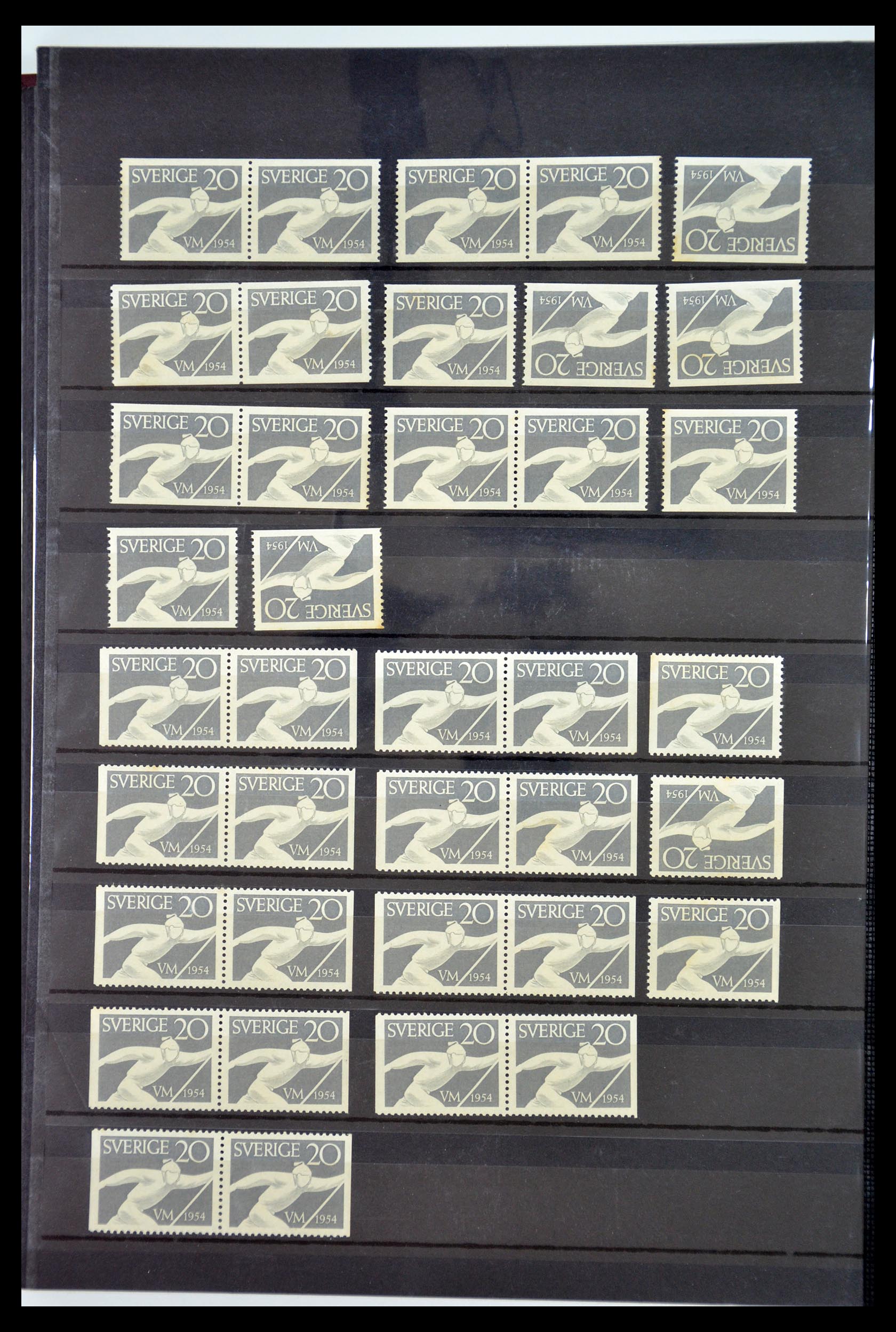 35110 087 - Postzegelverzameling 35110 Zweden 1891-1980.